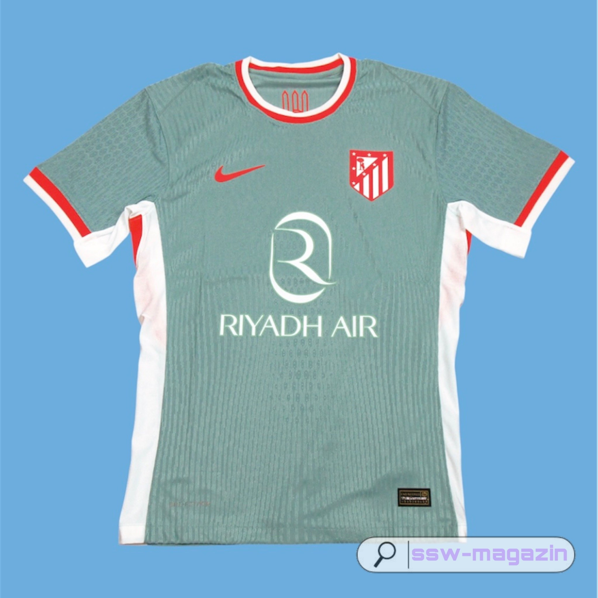 Футболка Atletiko Madrid 2024-2025 выездная. Футбольный магазин — ssw_magazin