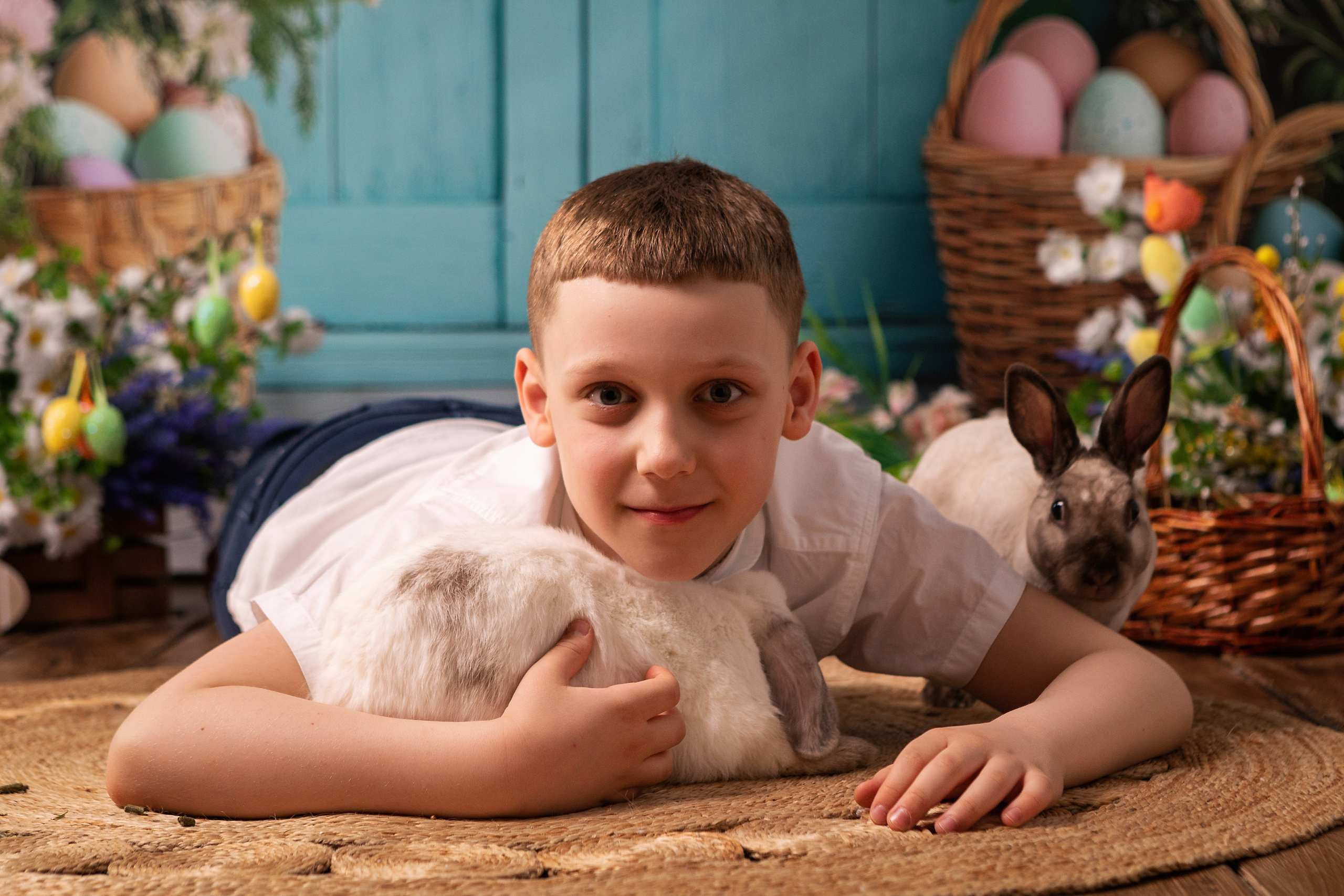 Фотопроект Пасхальный с кроликами. ФОТОГРАФ НА ГОДИК, БЕРЕМЕННОСТИ, НОВОРОЖДЕННЫХ, КРЕЩЕНИЯ МОСКВА