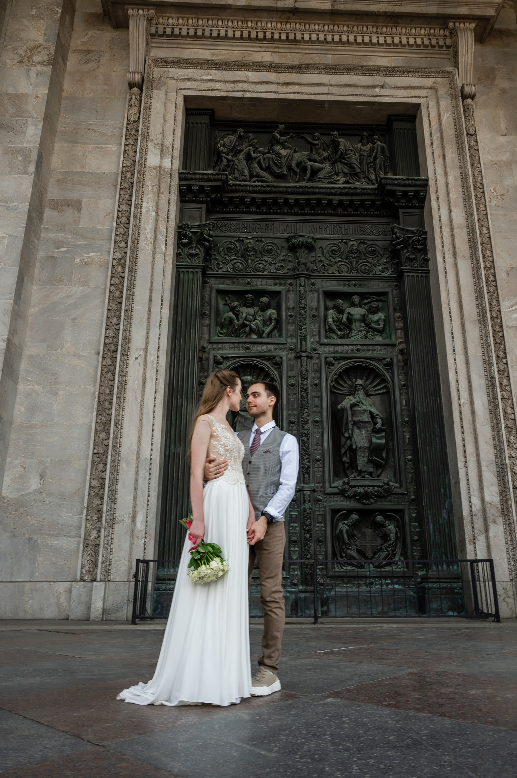 Зеркальный дворик. Свадебный и семейный фотограф из Санкт-Петербурга Климов Анатолий