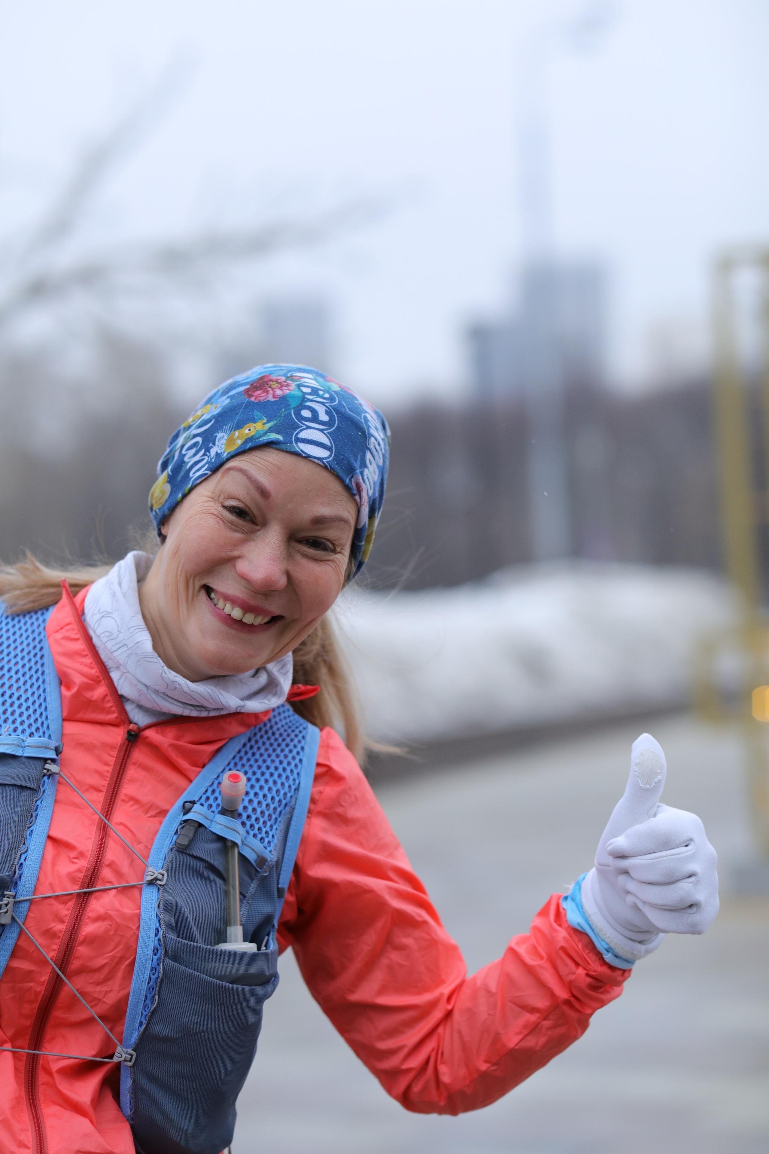 Забег 8 Марта, Речной вокзал. Фотограф Сергей Ловкий