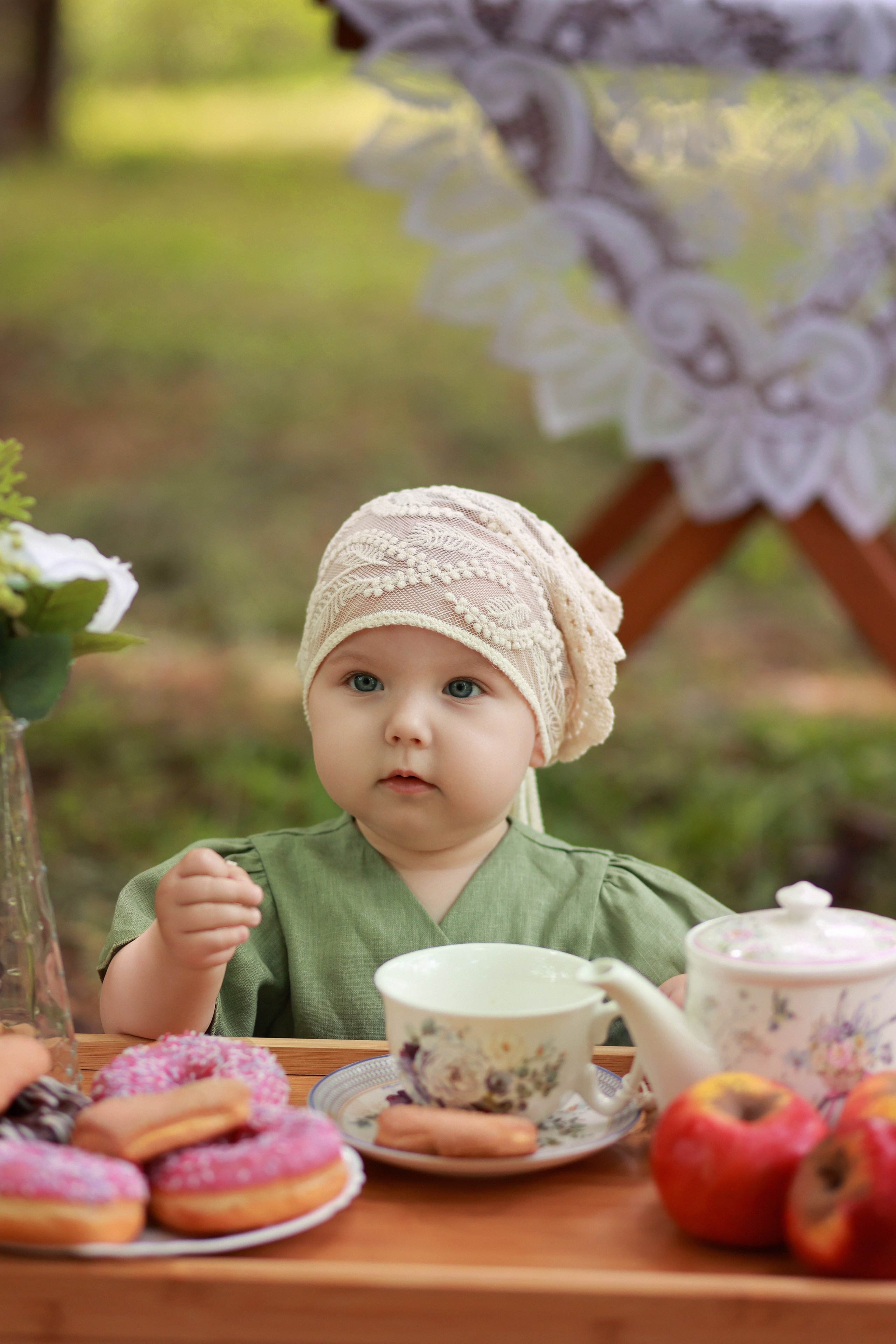Чаепитие в парке. Детский семейный фотограф Краснодар