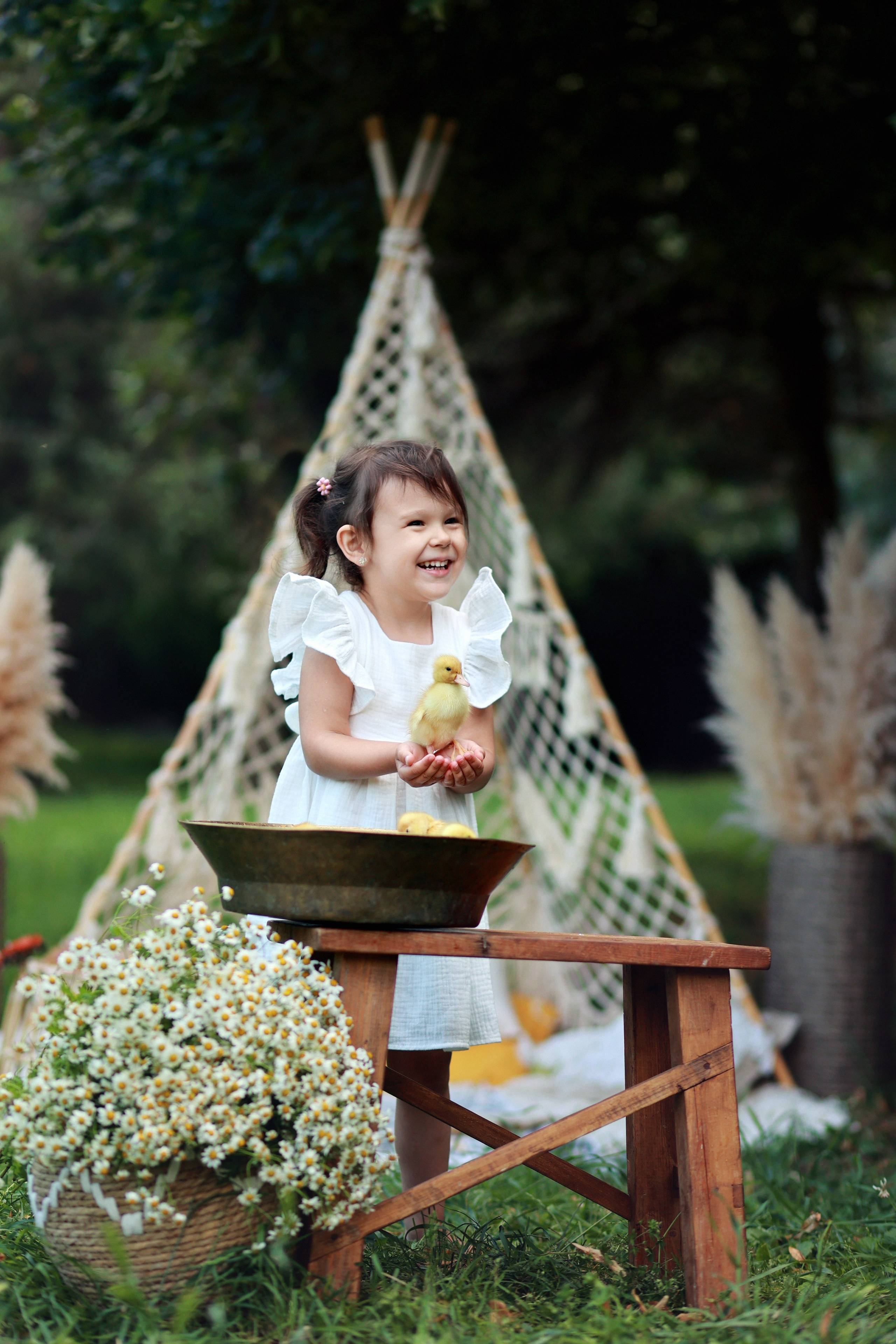 Бохо в Чистяковской Роще. Детский семейный фотограф Краснодар