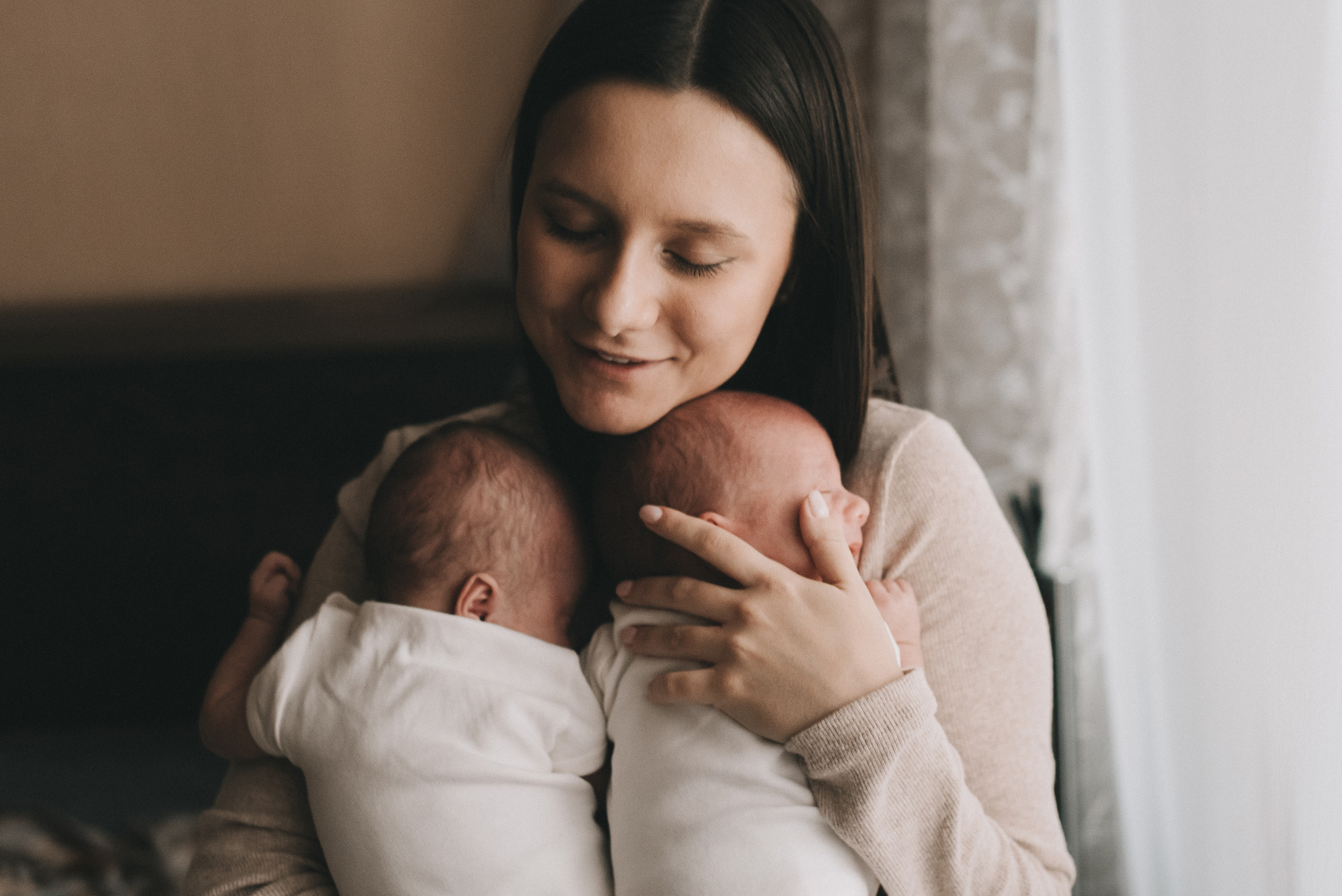 Егор и Артём. Фотограф новорожденных в стиле lifestyle в Воронеже Юлия Ключникова