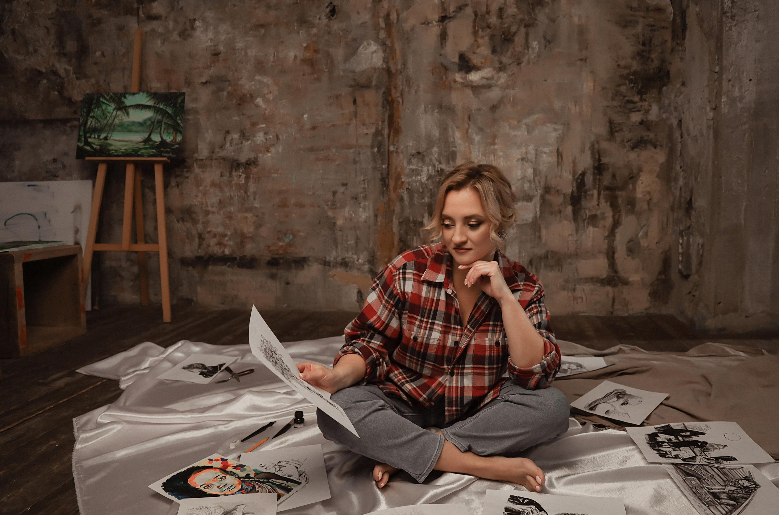 Художница. Алина Малышева, свадебный и семейный фотограф Москва