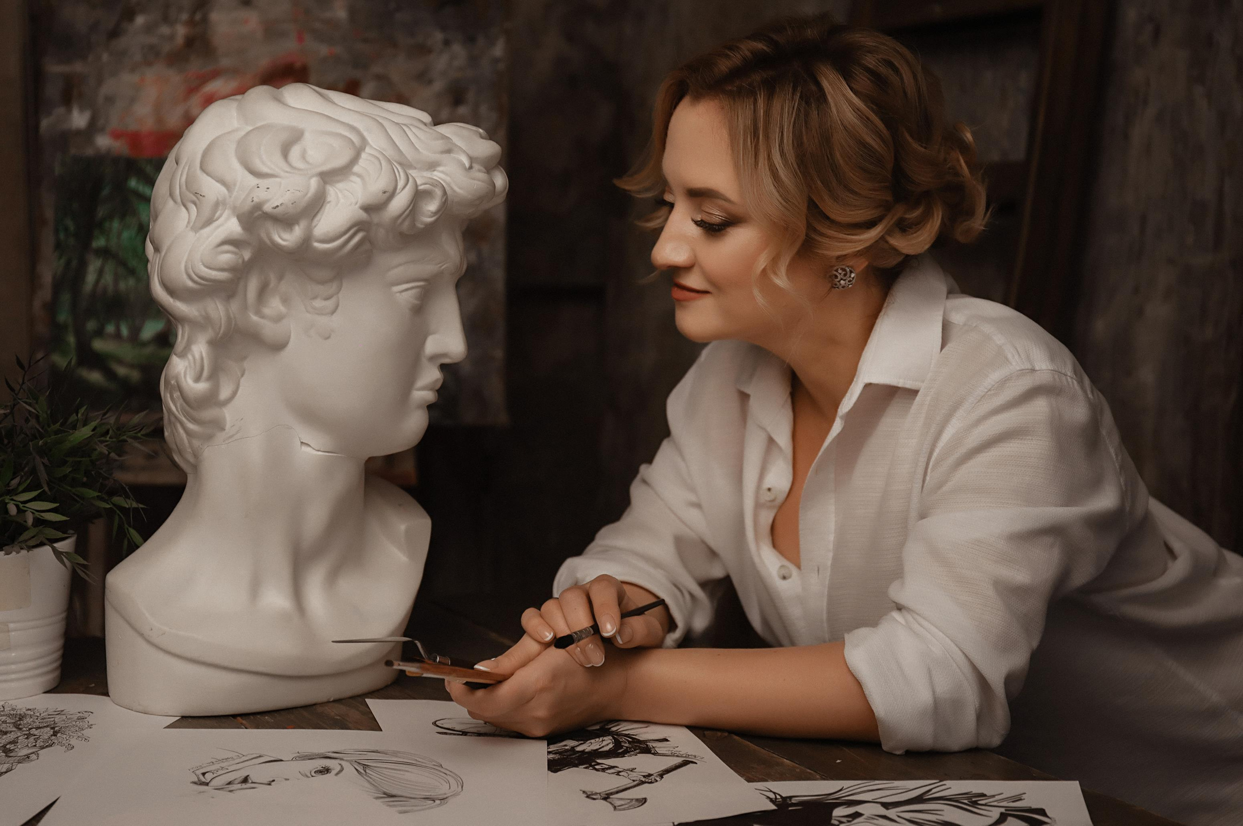 Художница. Алина Малышева, свадебный и семейный фотограф Москва