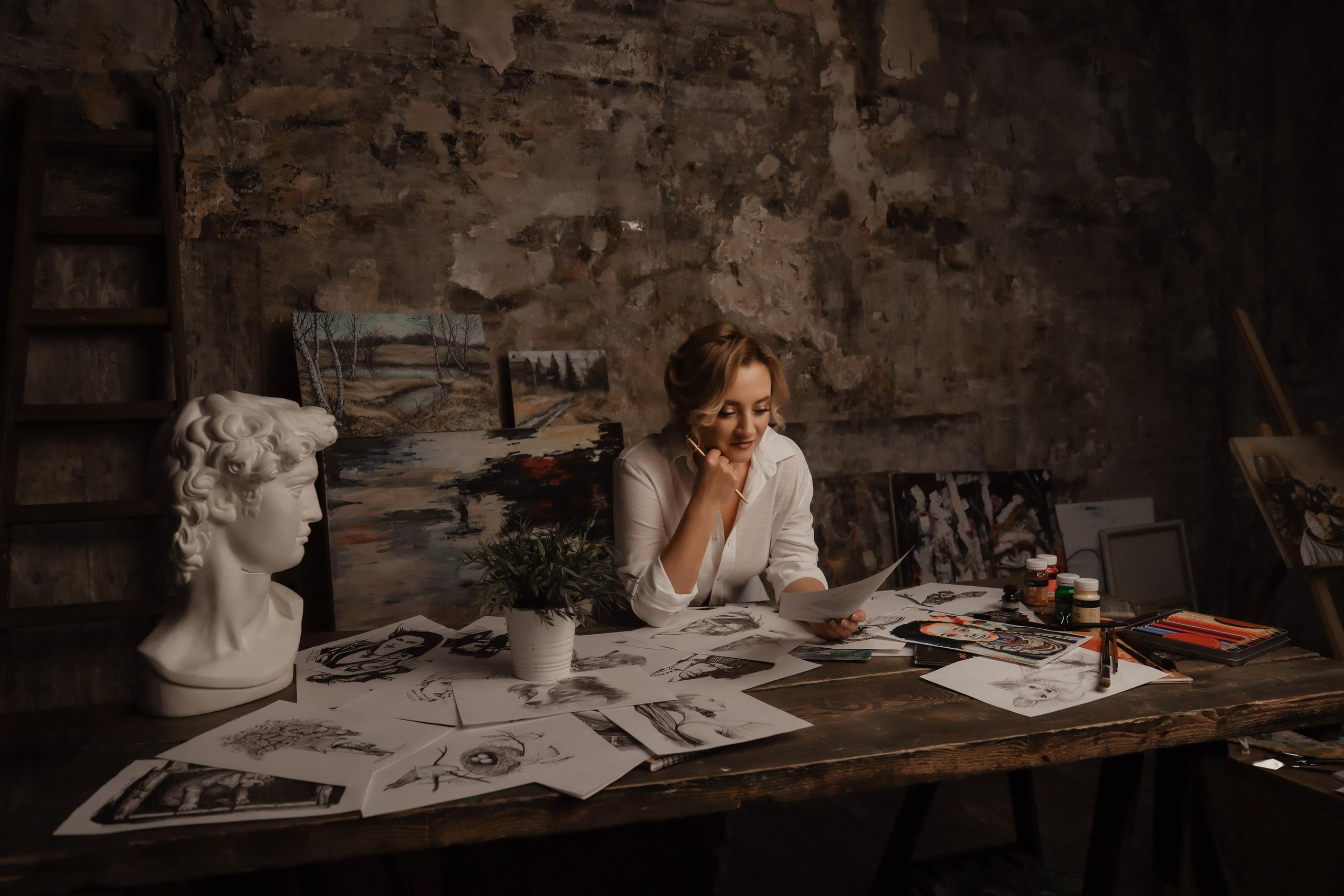 Художница. Алина Малышева, свадебный и семейный фотограф Москва