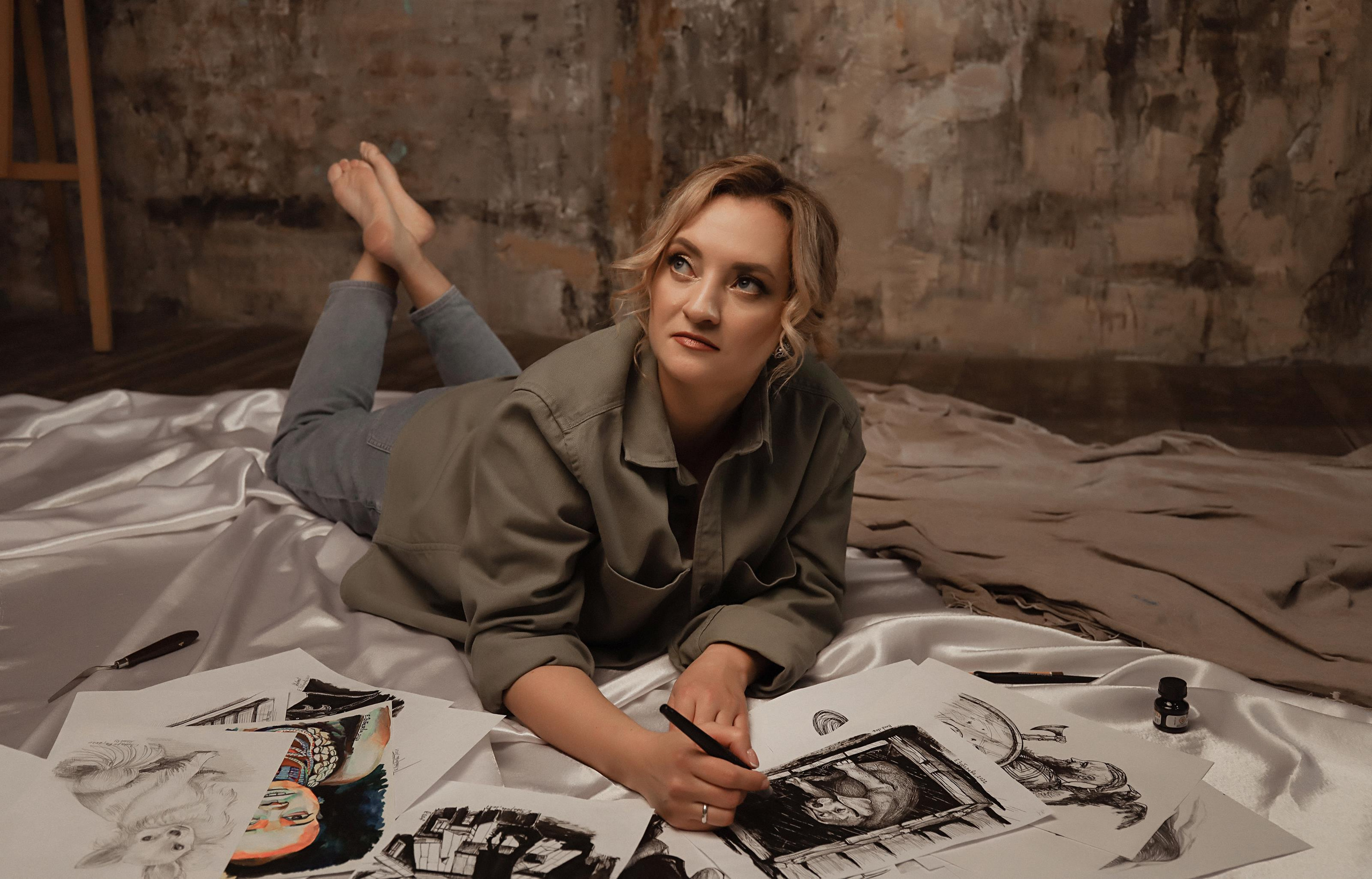 Художница. Алина Малышева, свадебный и семейный фотограф Москва