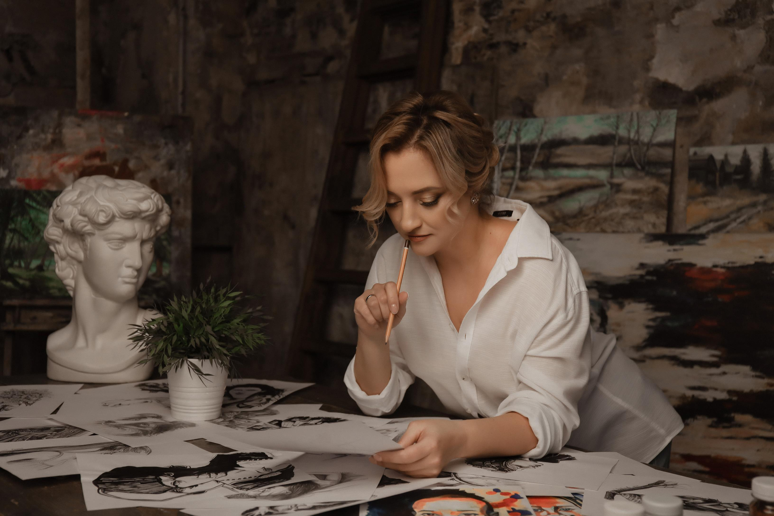 Художница. Алина Малышева, свадебный и семейный фотограф Москва