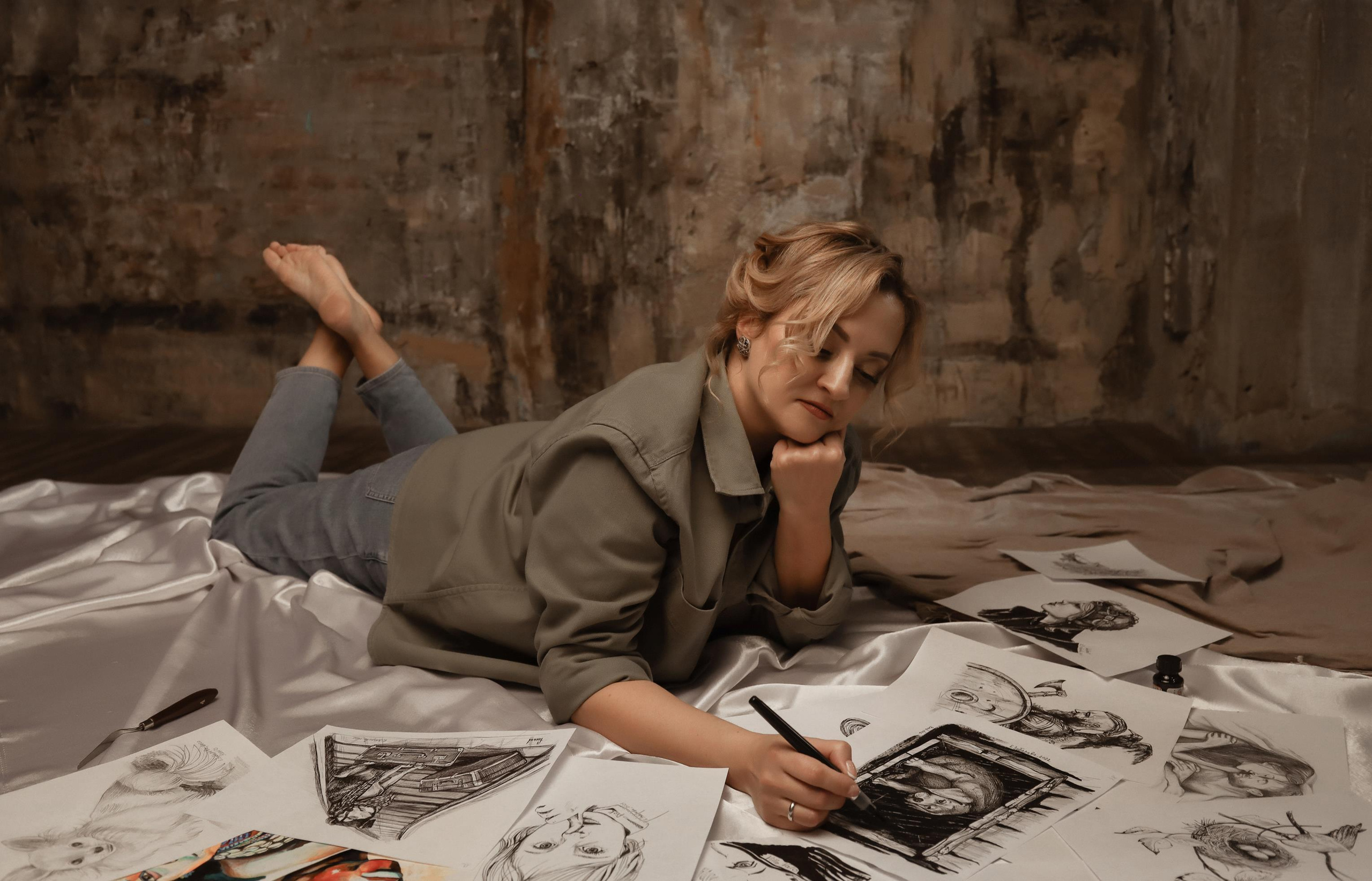 Художница. Алина Малышева, свадебный и семейный фотограф Москва