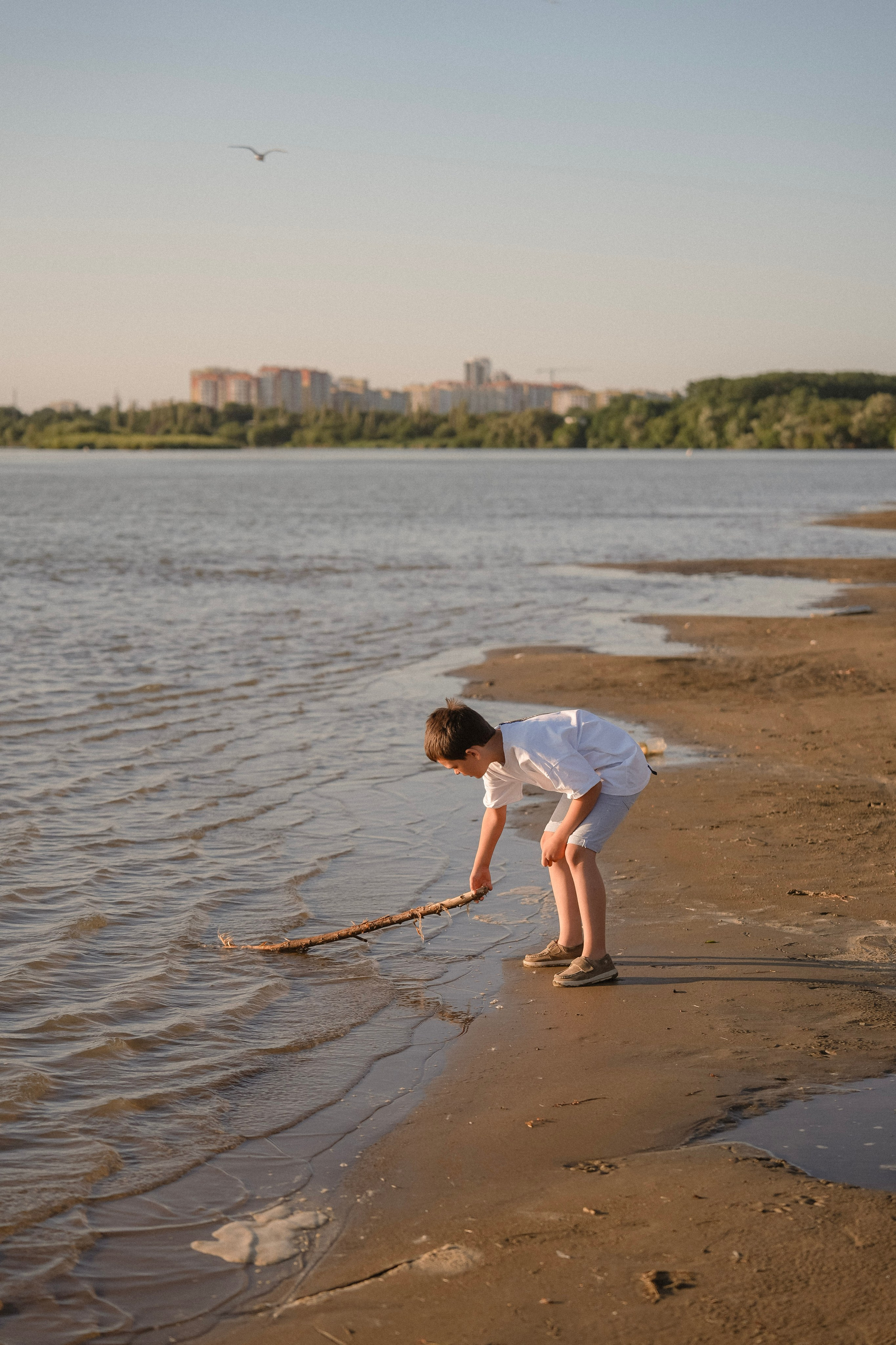 Семейная съёмка на закате. Фотограф с психологическим образованием