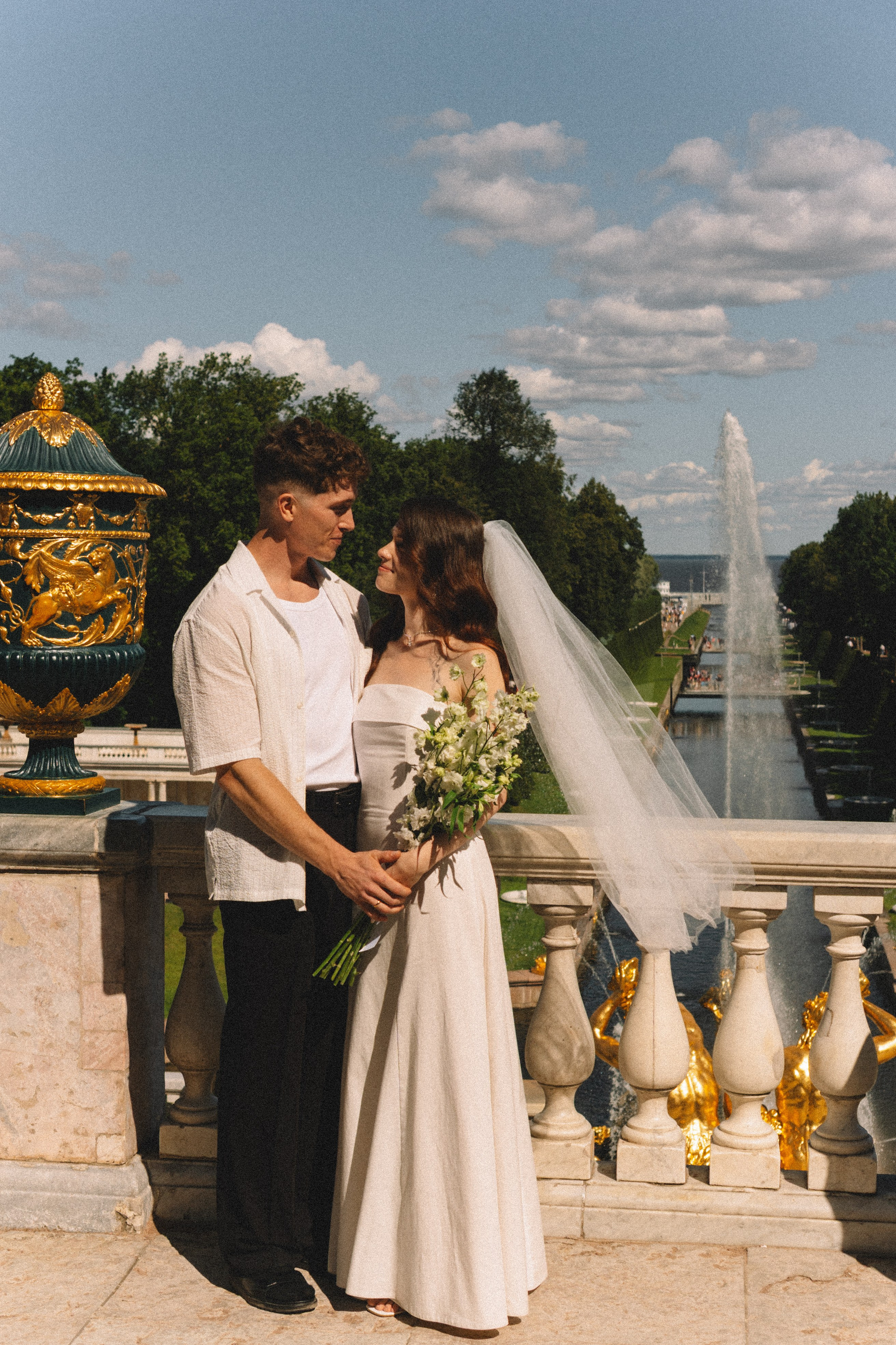 СВАДЕБНАЯ СЬЕМКА В ПЕТЕРГОФЕ И СЬЕМКА РЕПОРТАЖА В ЗАГСЕ ПЕТЕРГОФА. Профессиональный фотограф, Санкт-Петербург — Виктория Богомолова