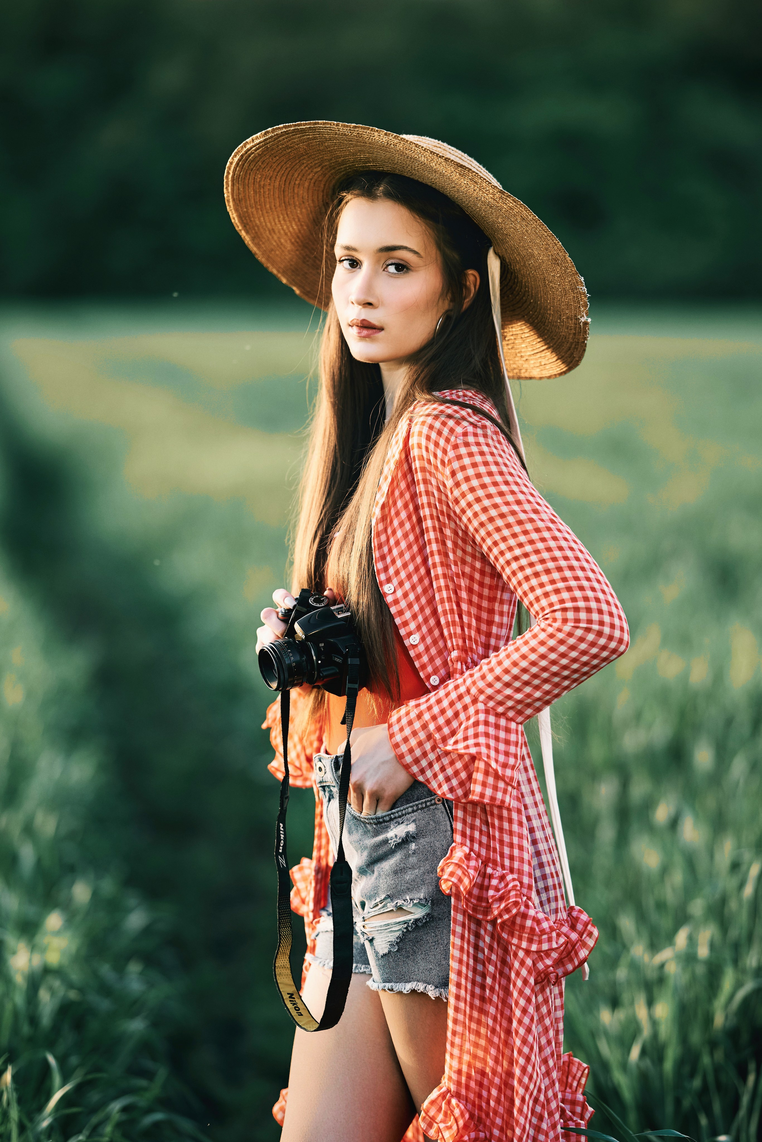 Анна и закат. Фотограф Денис Кривопусков