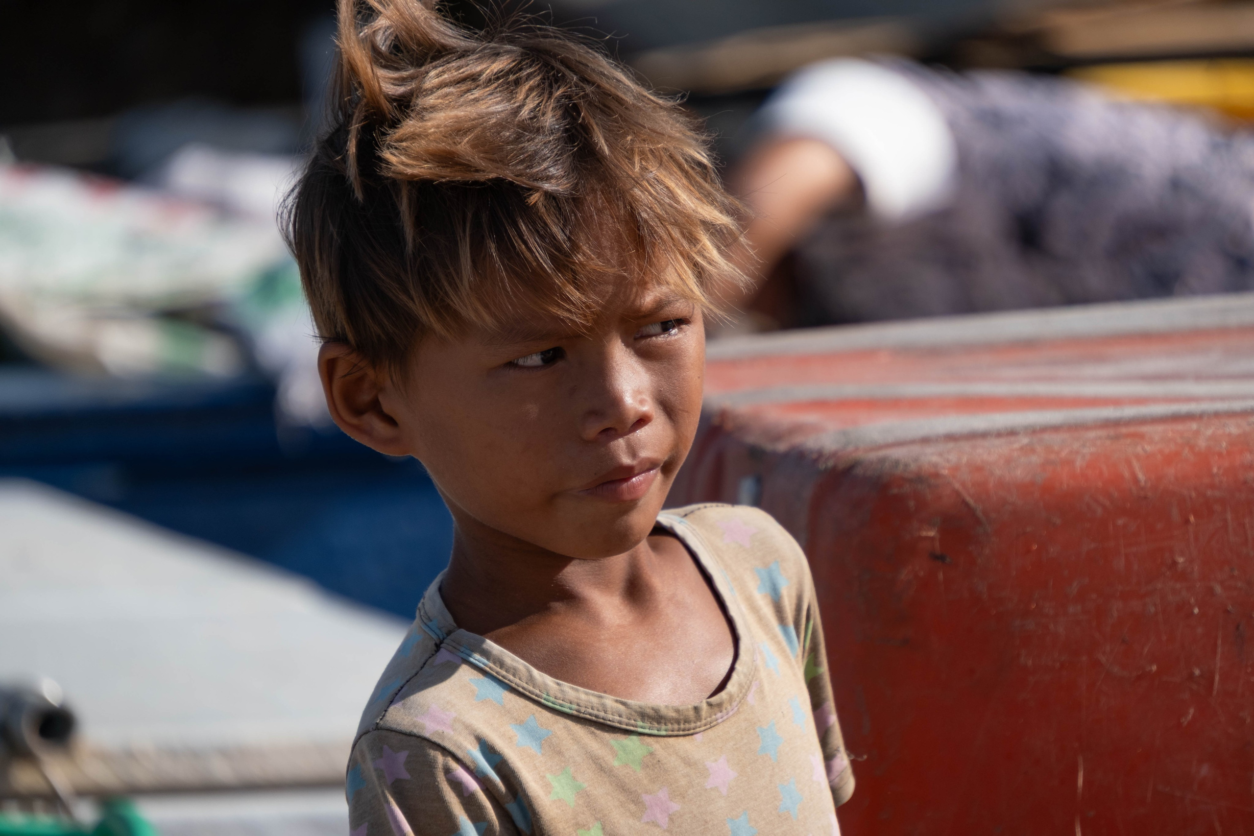 Остров Борнео, город Семпорна. Причал и рынок. Фотографии из путешествий