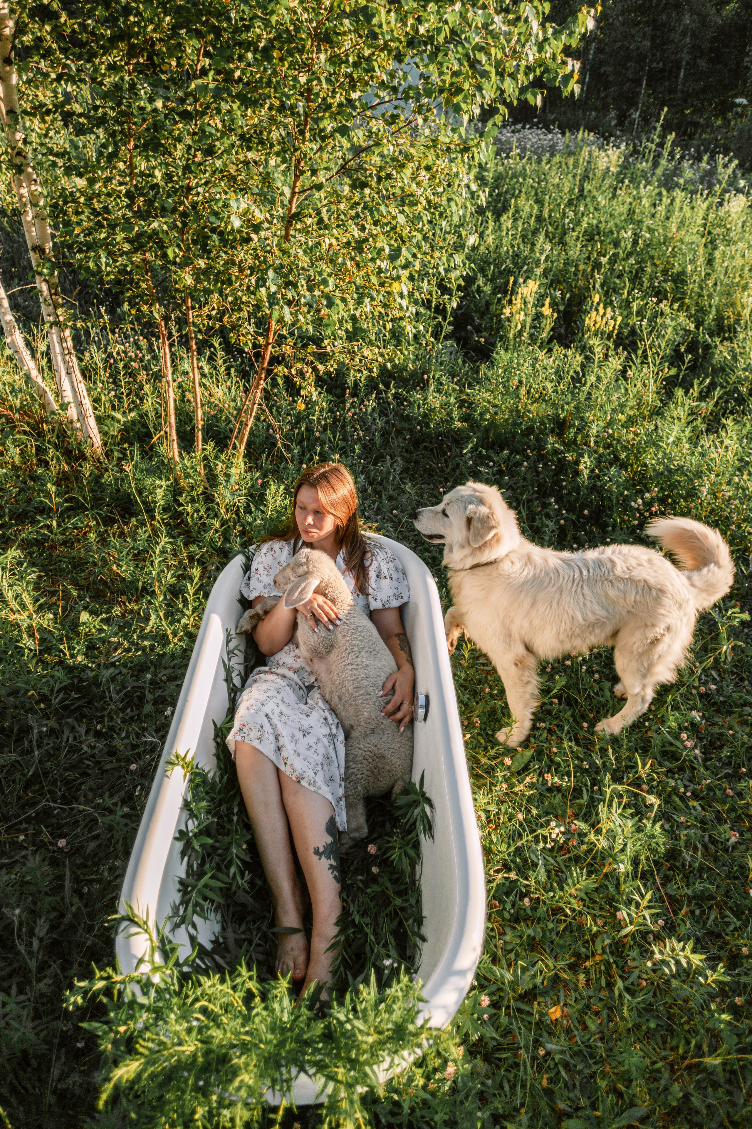 Ванна в поле. Фотограф-анималист Татьяна Степанова