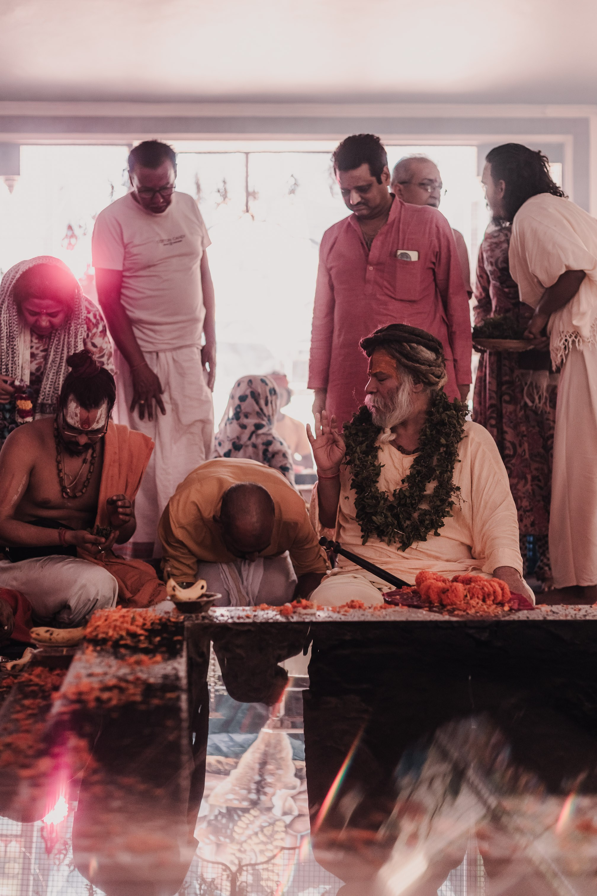 Navaratri yajna at Devraha Baba Ji ashram. Мариам Багдасарян