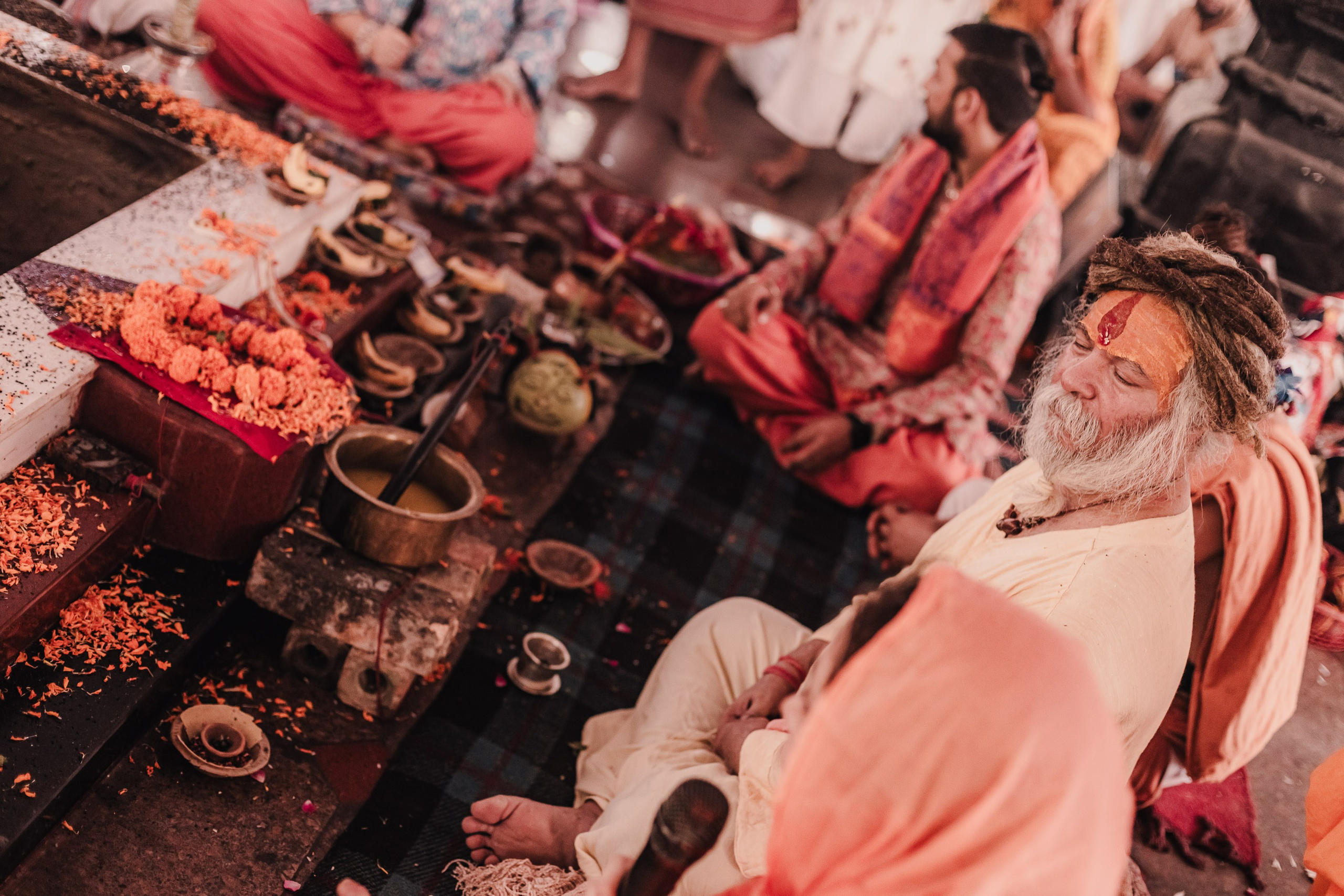 Navaratri yajna at Devraha Baba Ji ashram. Мариам Багдасарян