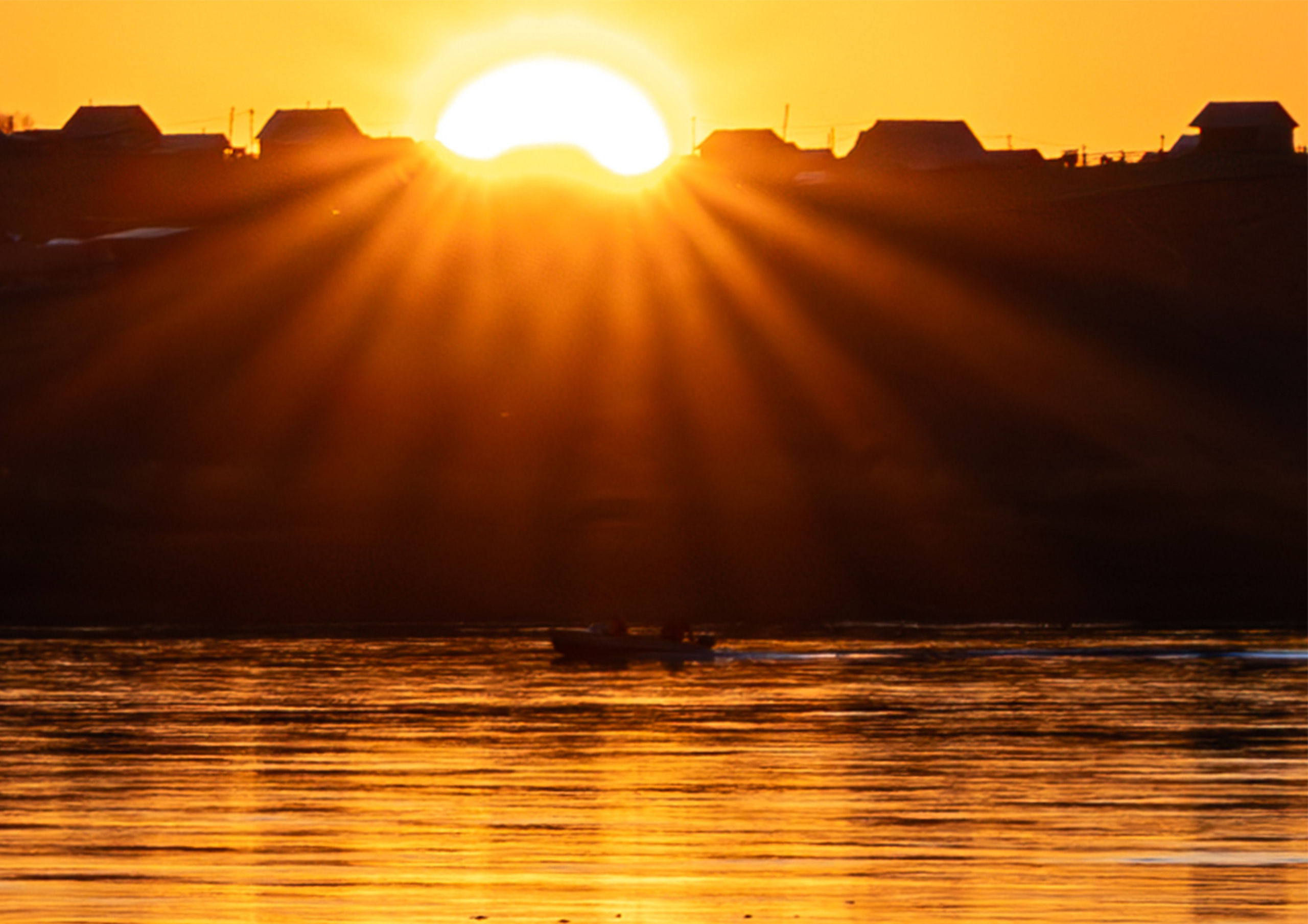Деревенские закаты. Фотограф в с. Ижма Республика Коми Терентьев Сергей