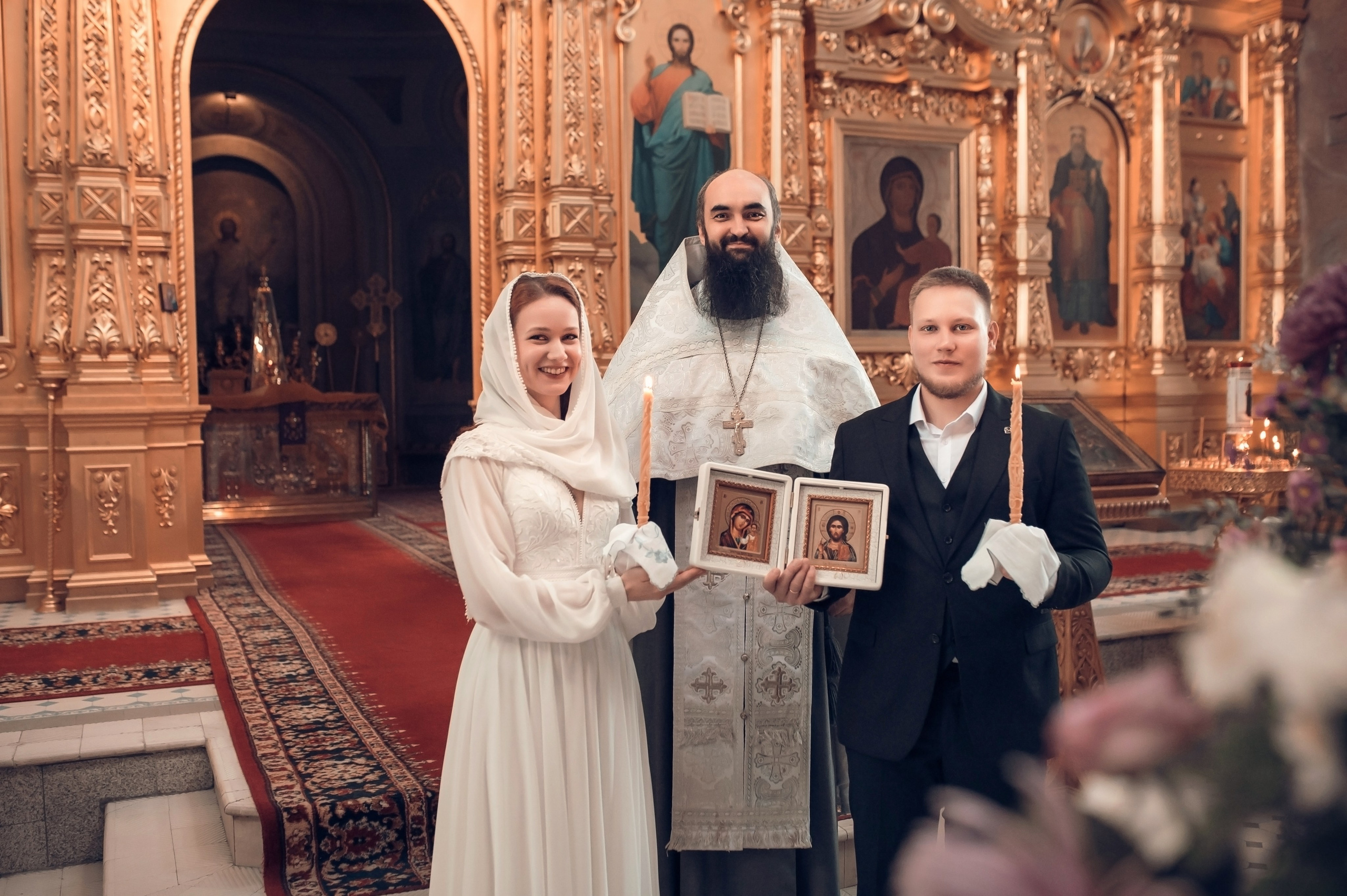 Таинство Венчания Христорождественский кафедральный собор. Семейный фотограф Олеся Батурина Рязань