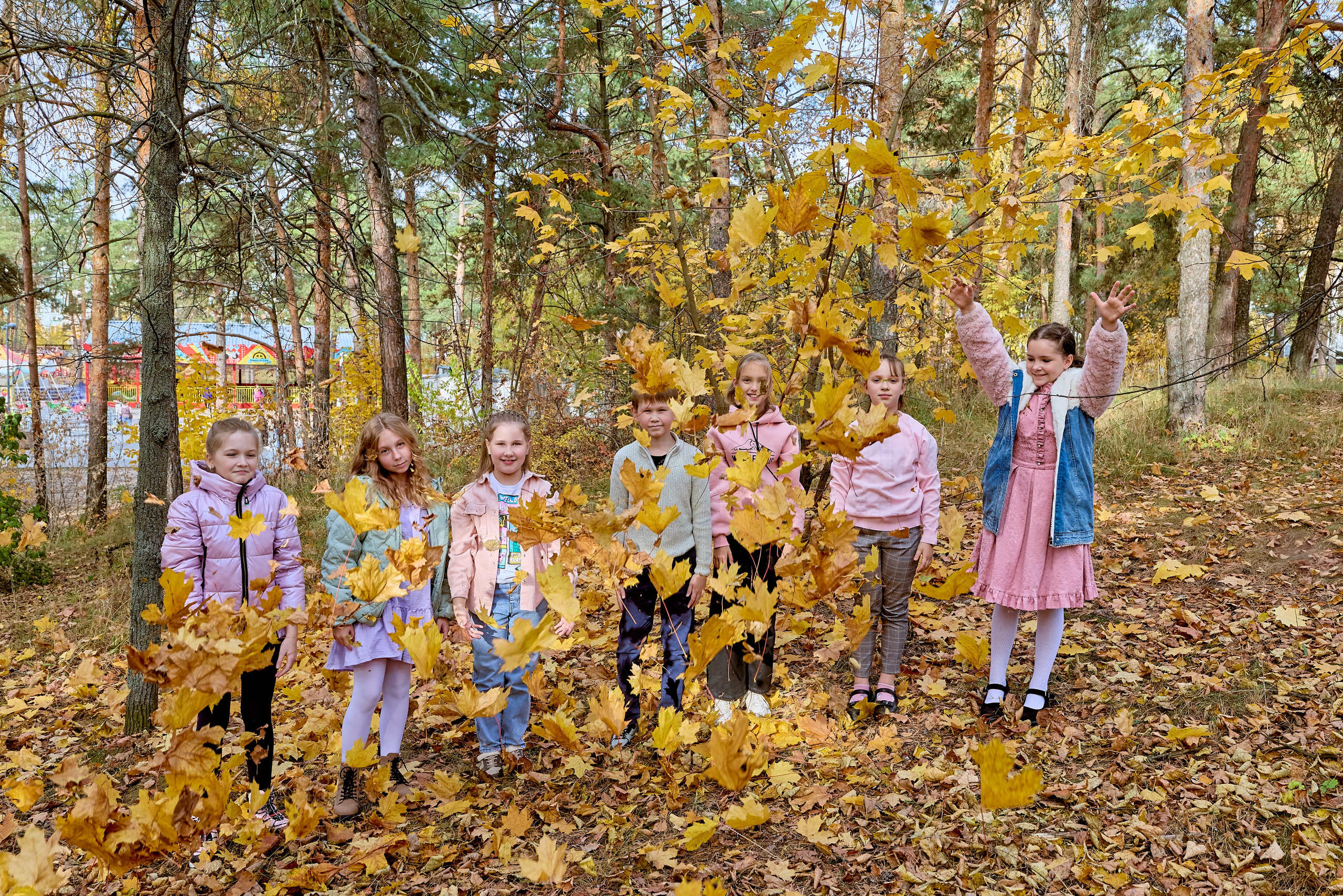 Дети и Золотая Осень Центральный парк Дзержинск