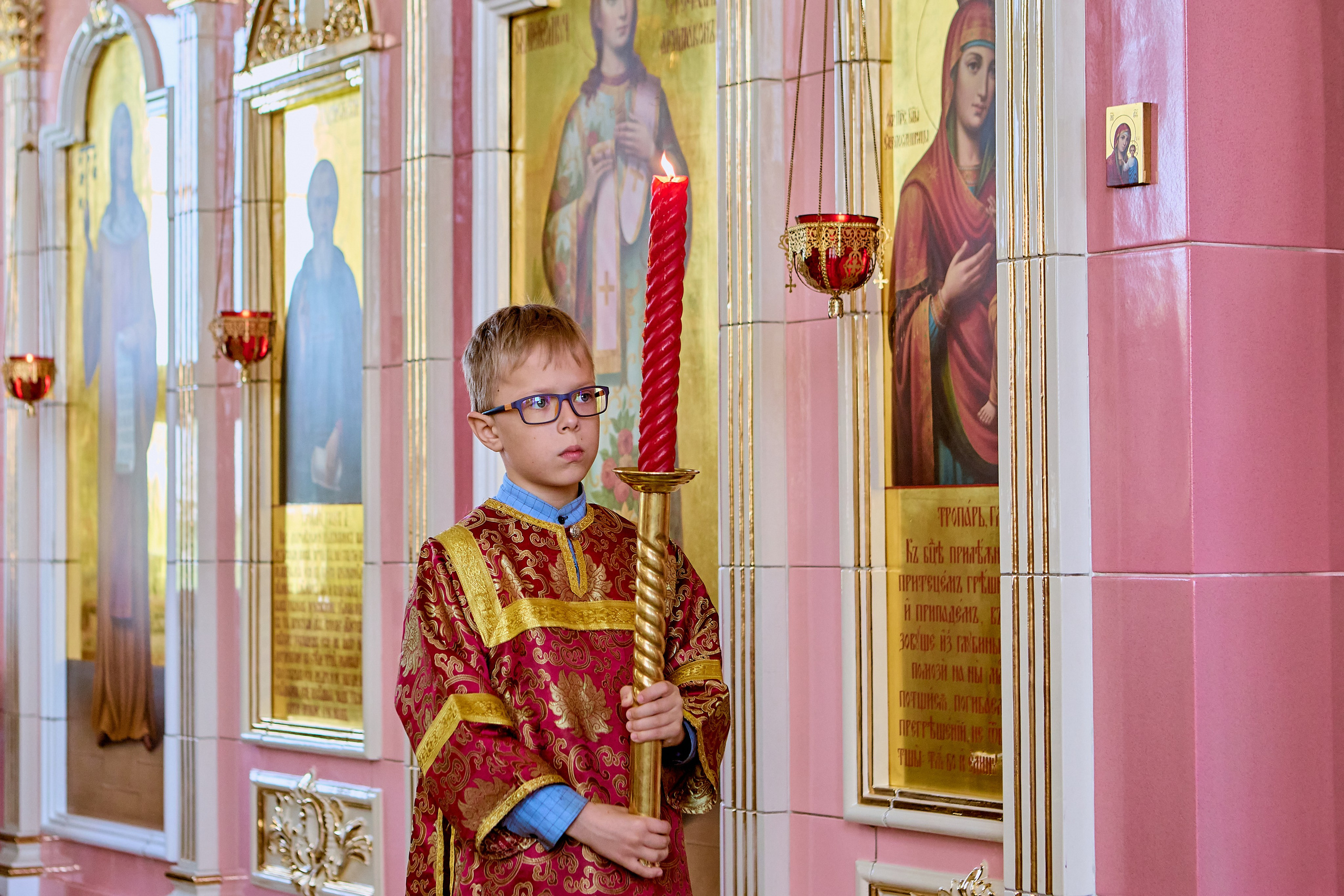 Детский портрет в Храме. Православный Портретный и детский фотограф Николай Голованов