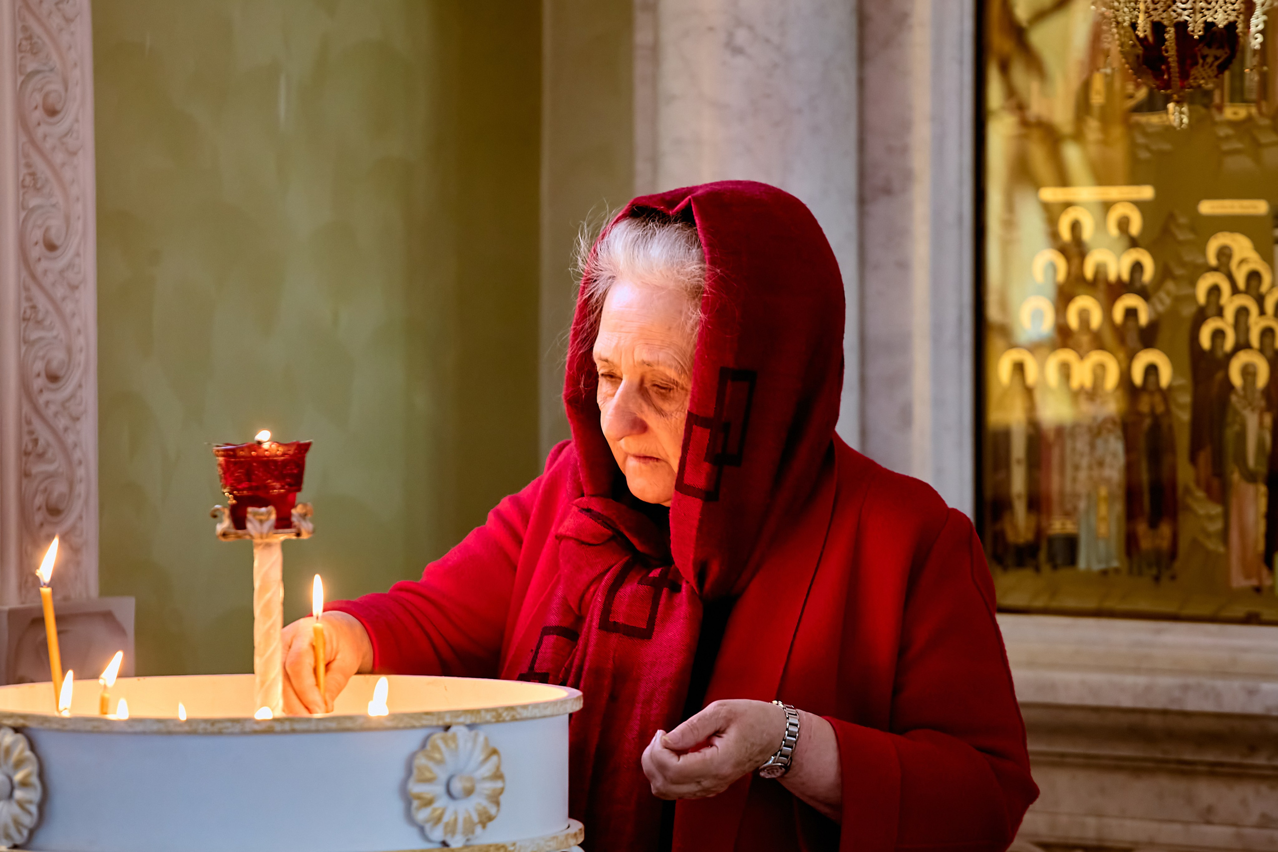 Фотографии Божественной Литургии в Неделю Крестопоклонную