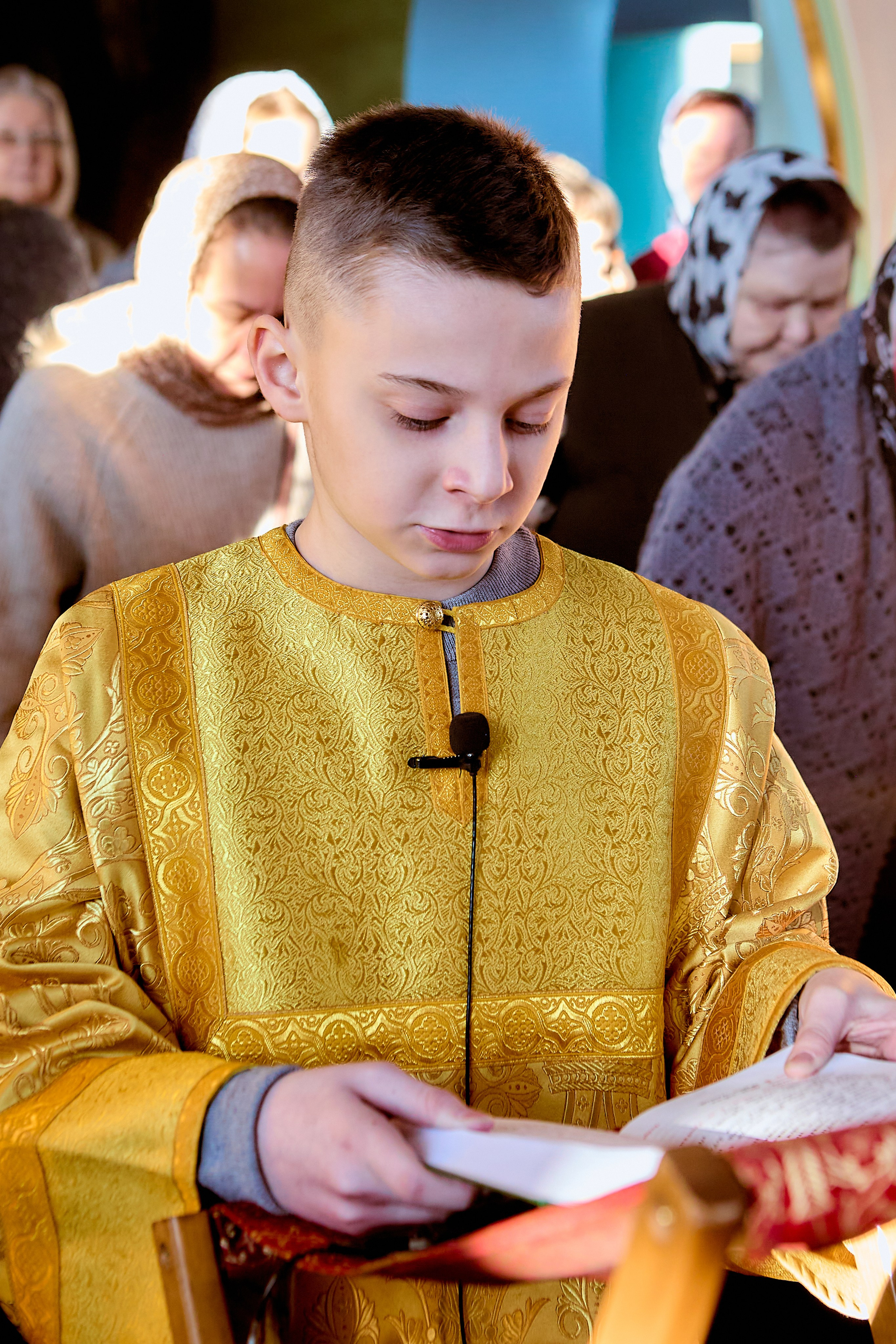 Детский портрет в храме. Фото Николая Голованова. Г. Дзержинск