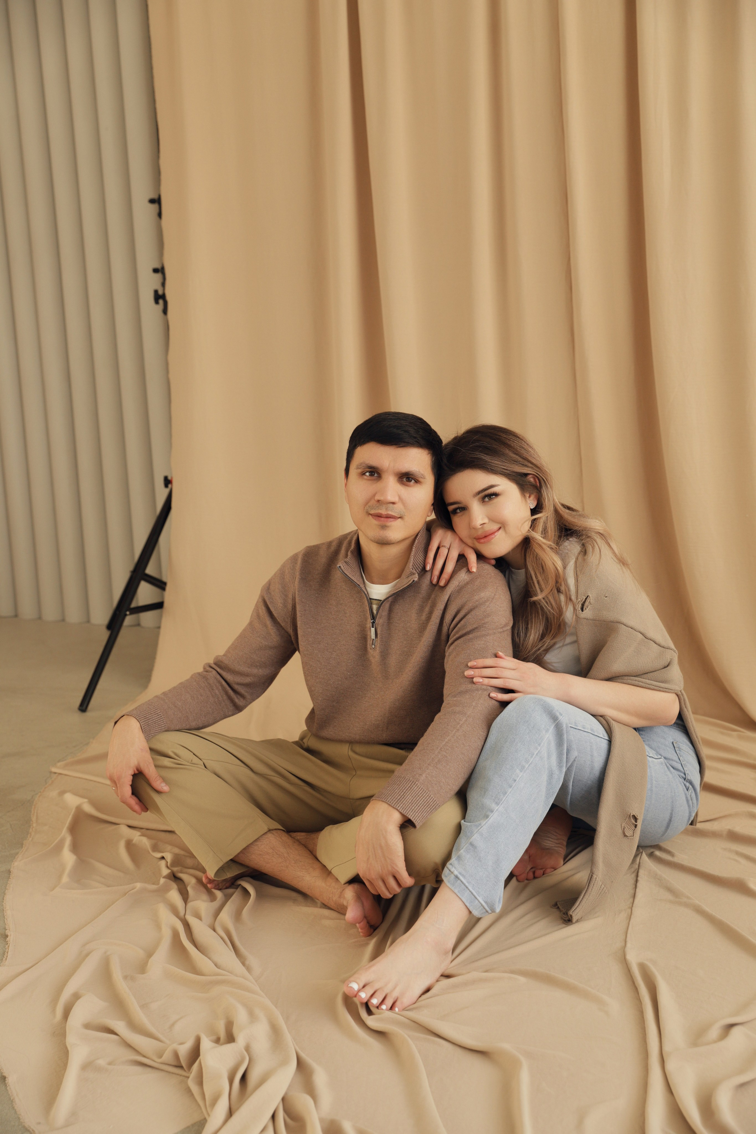 Семейная съемки в фотостудии. Фотограф Света Бажина