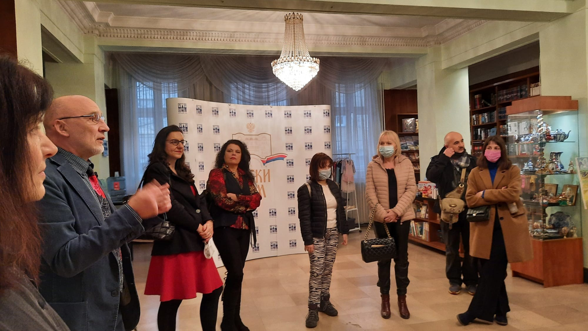 Выставка в Русском Доме, Белград, Сербия. Художник пост-импрессионист Татьяна Маевская