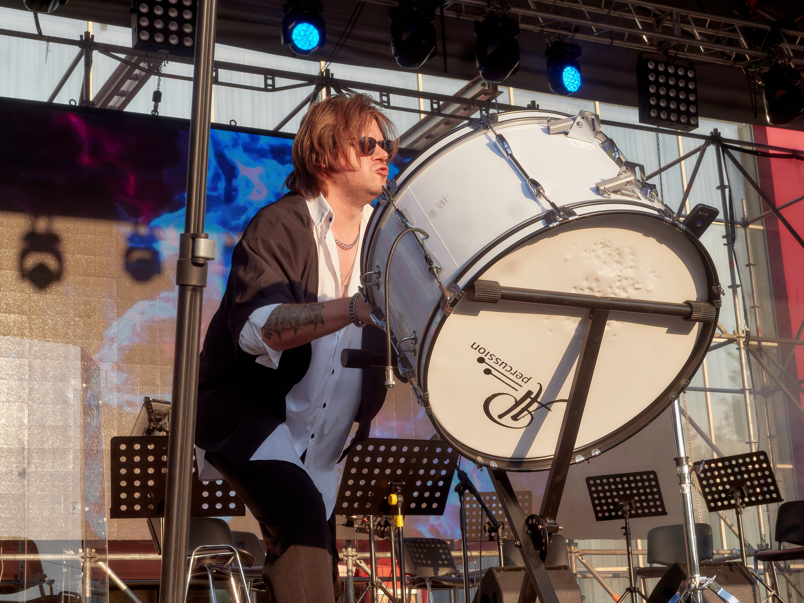 День города Айвазовский Оркестра и шоу барабанщиков. Семейный и детский фотограф в Междуреченск Олег Бамбульский