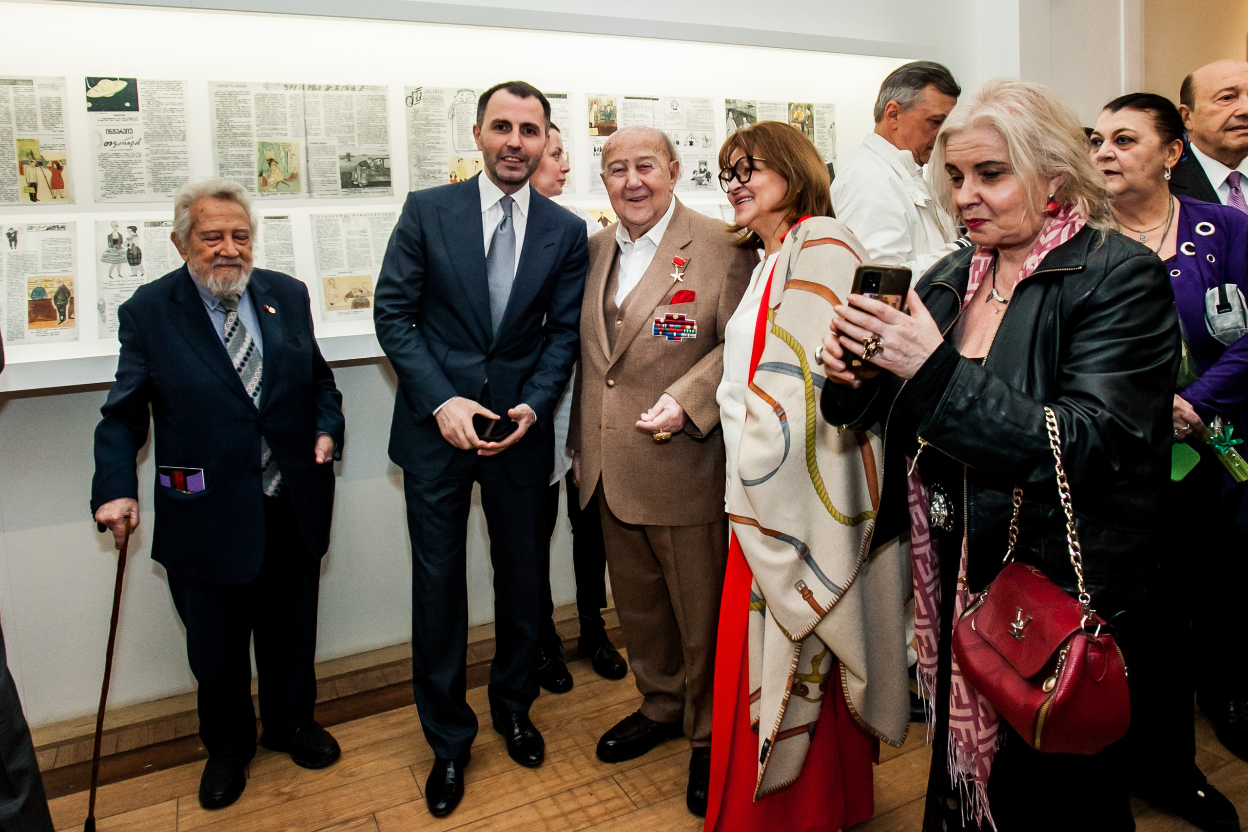 Открытие выставки Зураба Церетели. Art photographer Nino