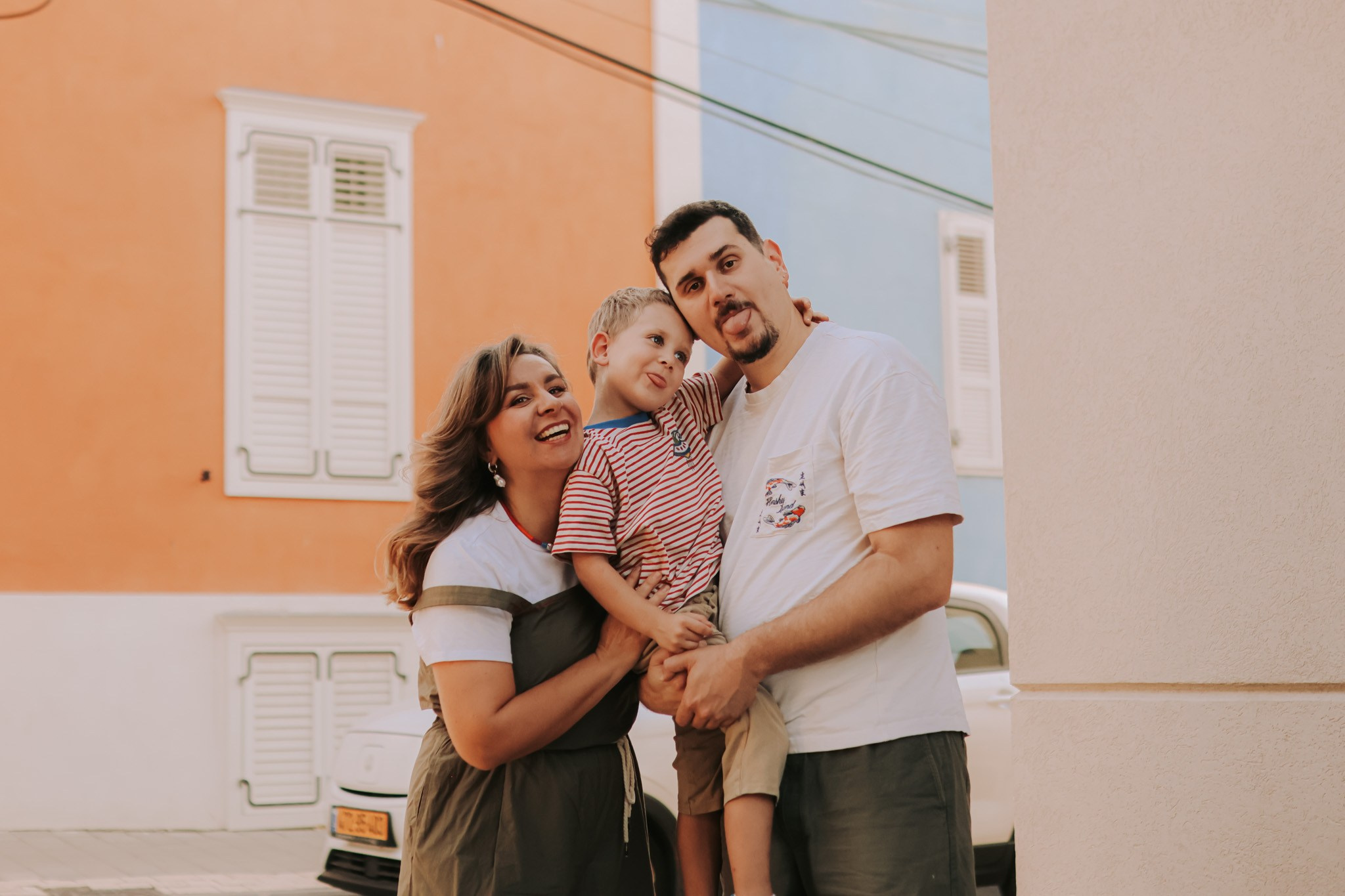 Nata, Misha and Mark, Tel Aviv | November 2025. Photographer in Israel Alice Milchin