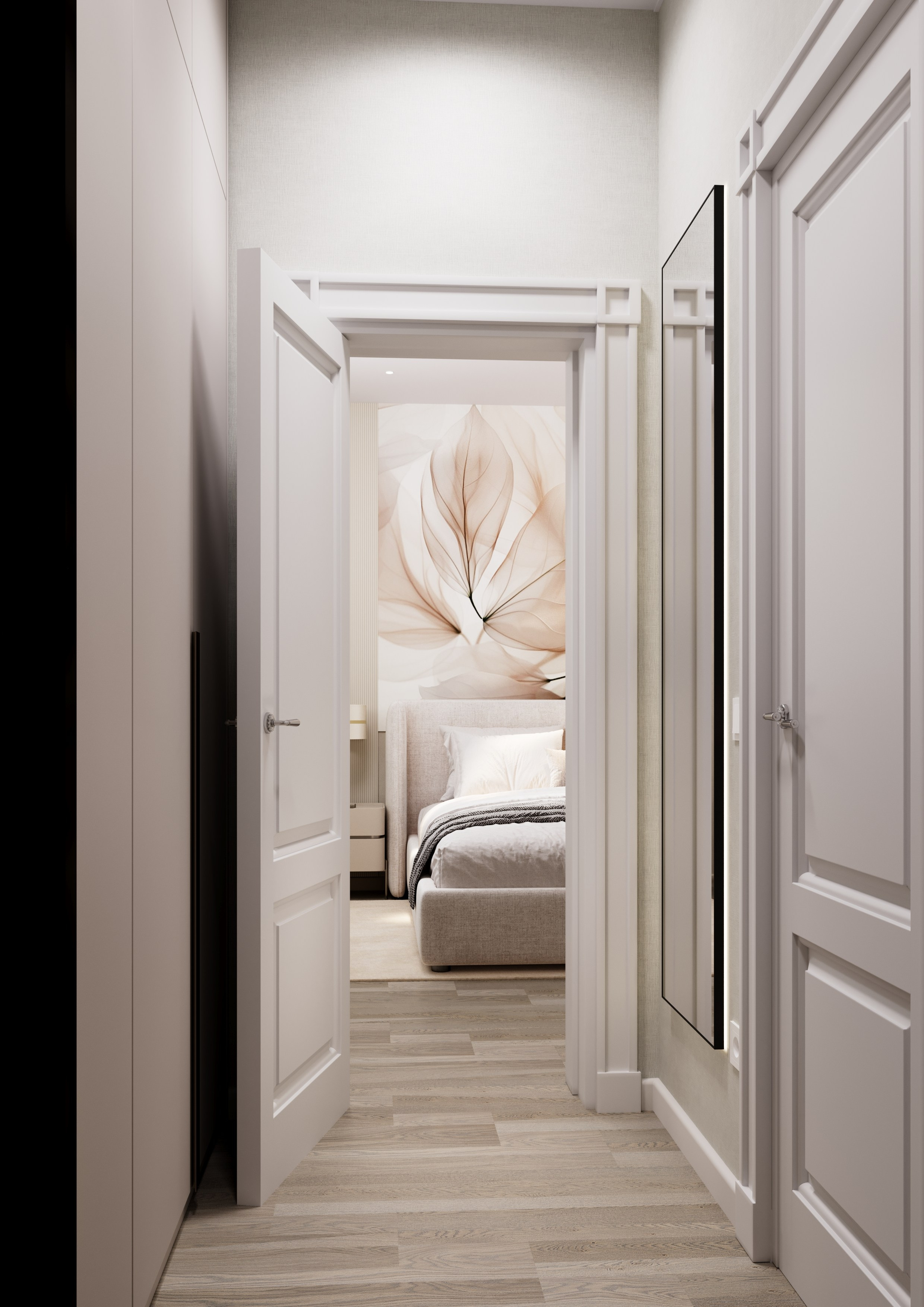 Просторная стильная двушка г. Краснодар. Батракова Наталья дизайнер интерьеров Санкт-Петербург Москва Архангель