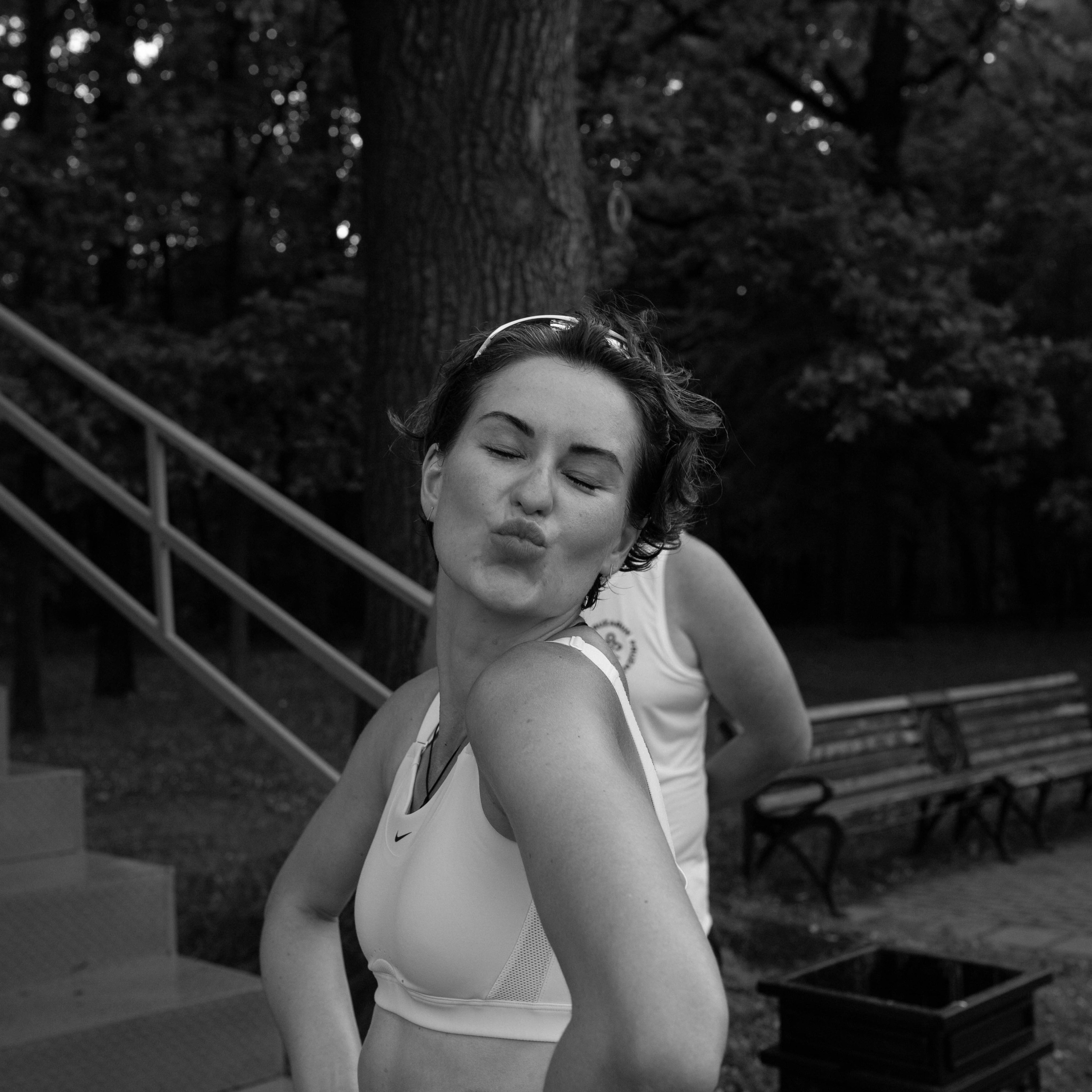 Тренировка сквозь призму чб. Александра Мельниченко/ Бегающий фотограф