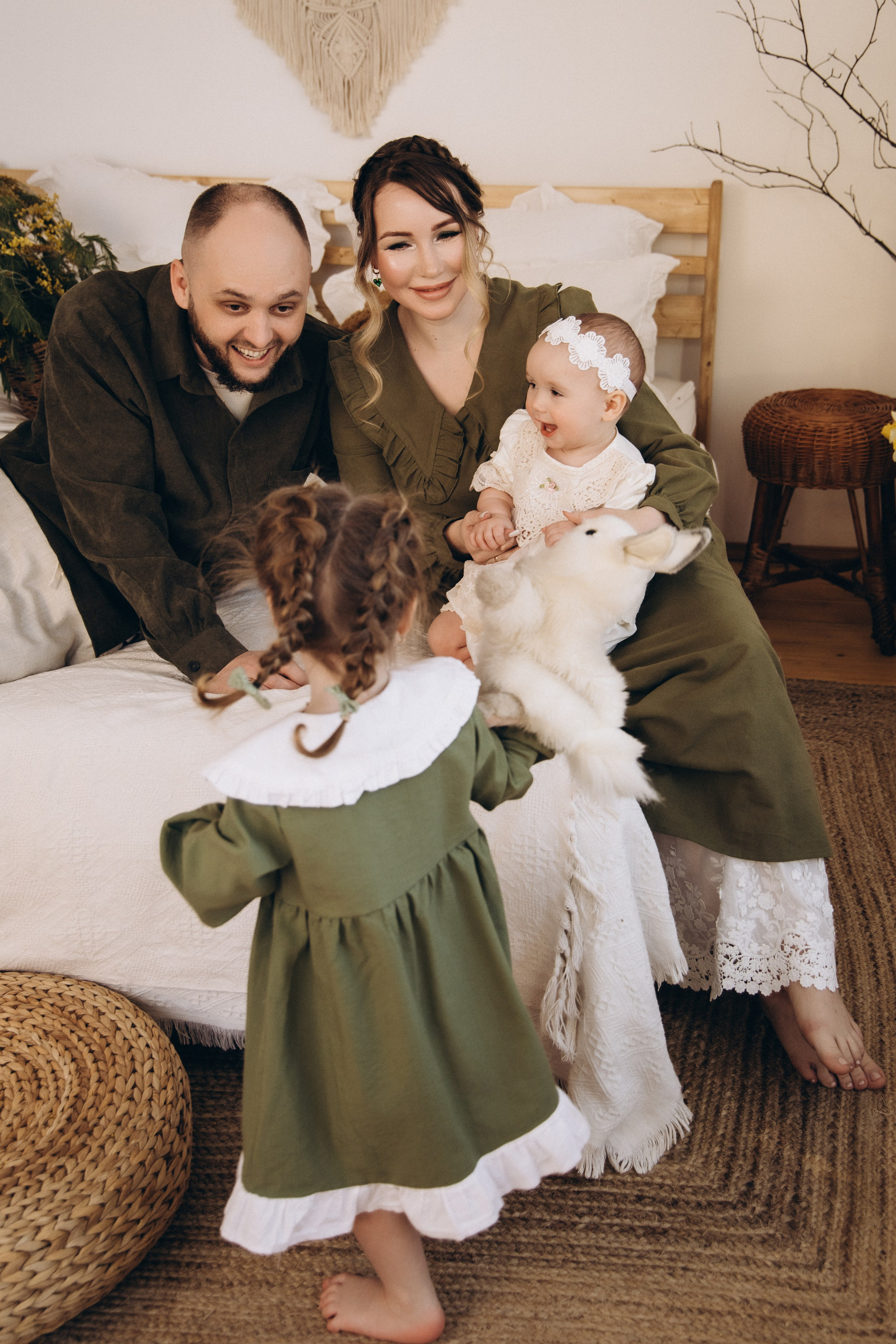 Юлия с семьёй