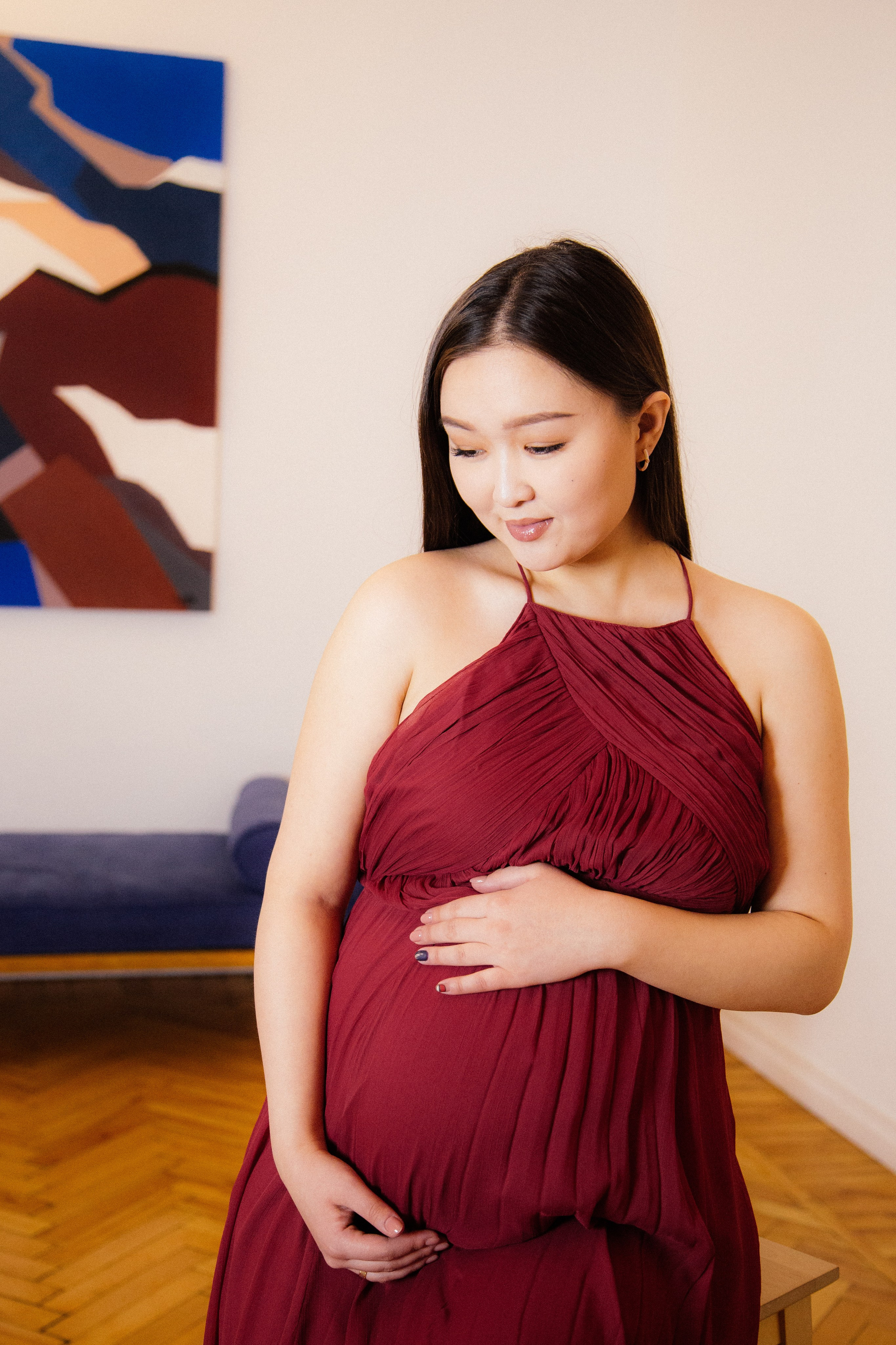 GAUKHAR baby bump photoshoot. Рекламный и портретный фотограф в Алматы — Серекпаев Танирхан