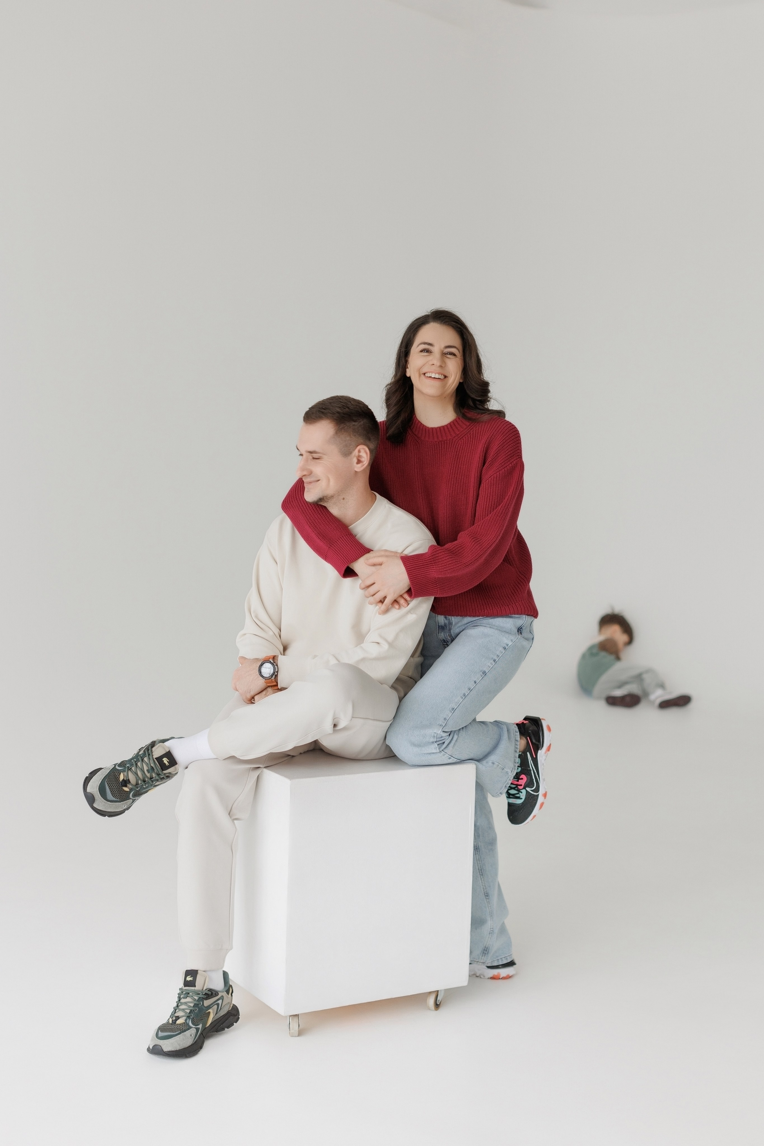 Циклорама. Семейный фотограф Екатерина Шустрова Москва и Одинцово