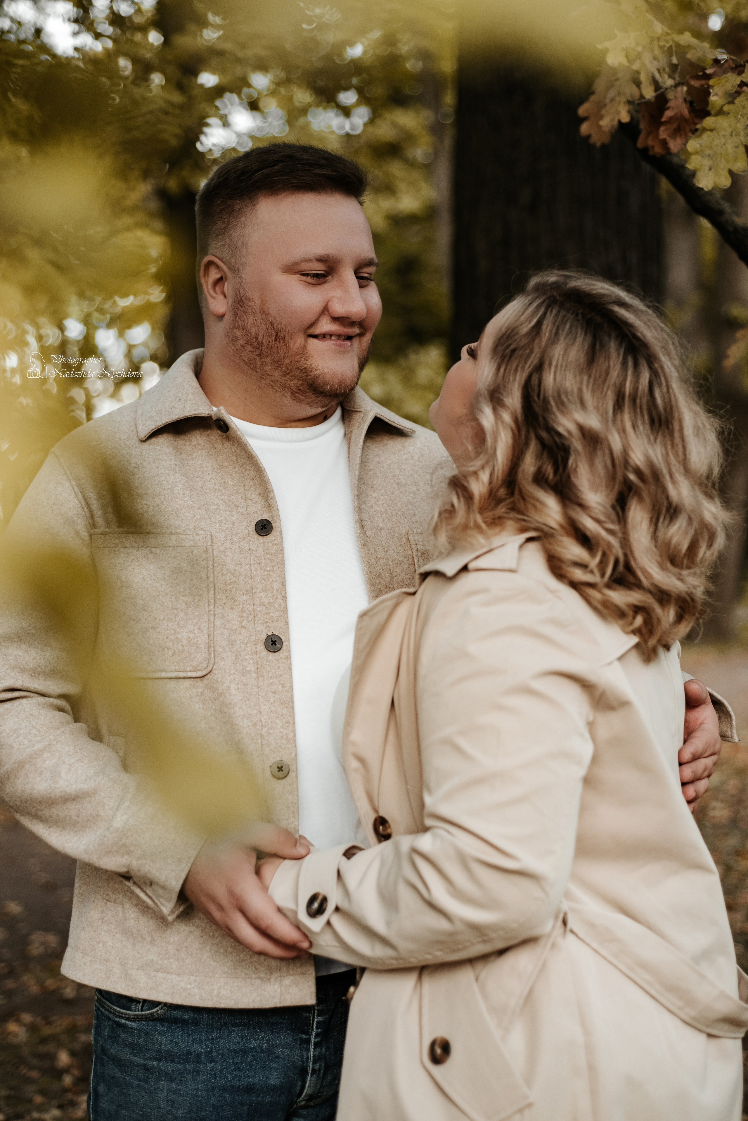 Осенняя прогулка с Каролиной, Владиславом и Асти ♡. Свадебный фотограф в Санкт-Петербурге Надежда Нуждова