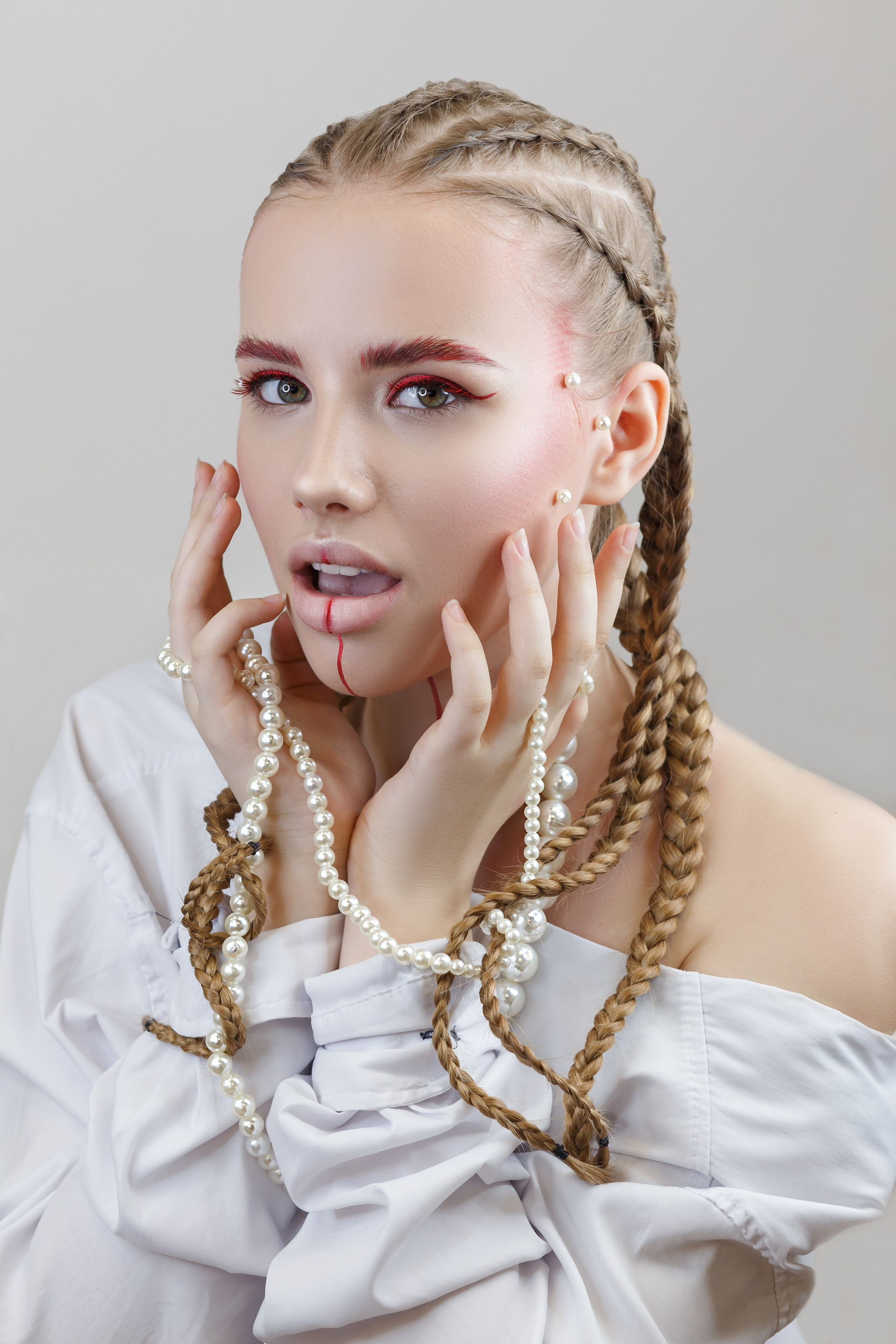 Модель: Диана, Арина, Эрика. Визажист: Юлия Болотюк. «ЖЕМЧУГ». Фотограф в Подольске — Мария Бучнева