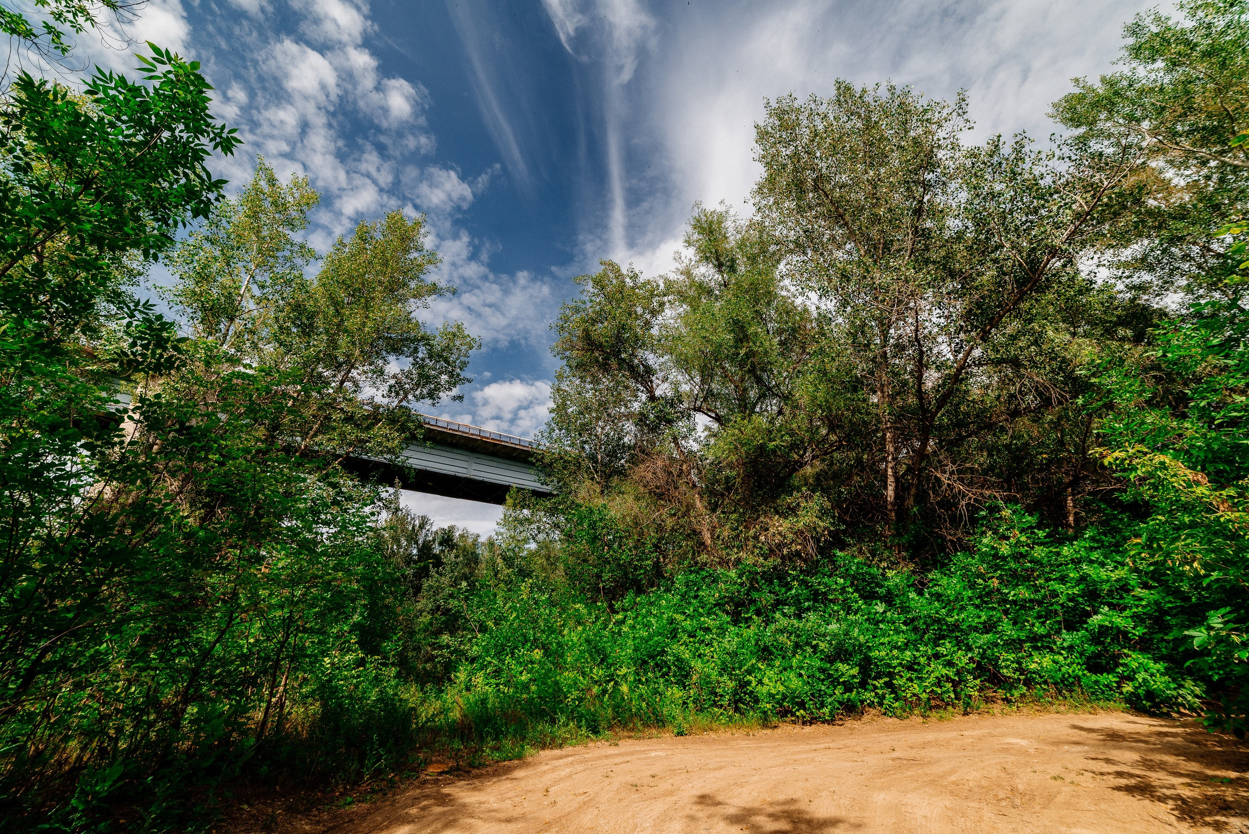 мост, Уральсный мост, мост через реку Урал