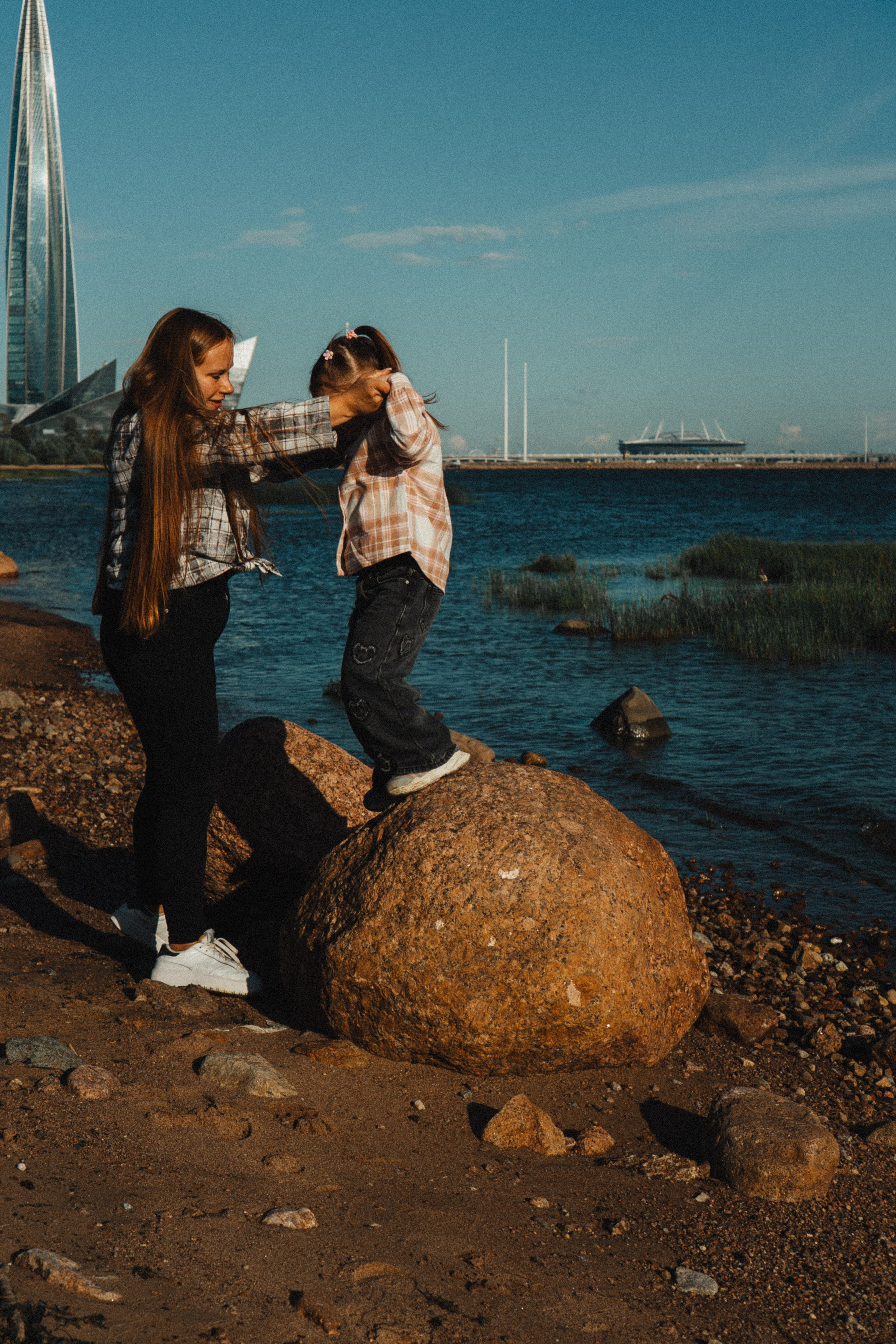 МАМА И ДОЧКА НА ФИНСКОМ ЗАЛИВЕ. Профессиональный фотограф, Санкт-Петербург — Виктория Богомолова