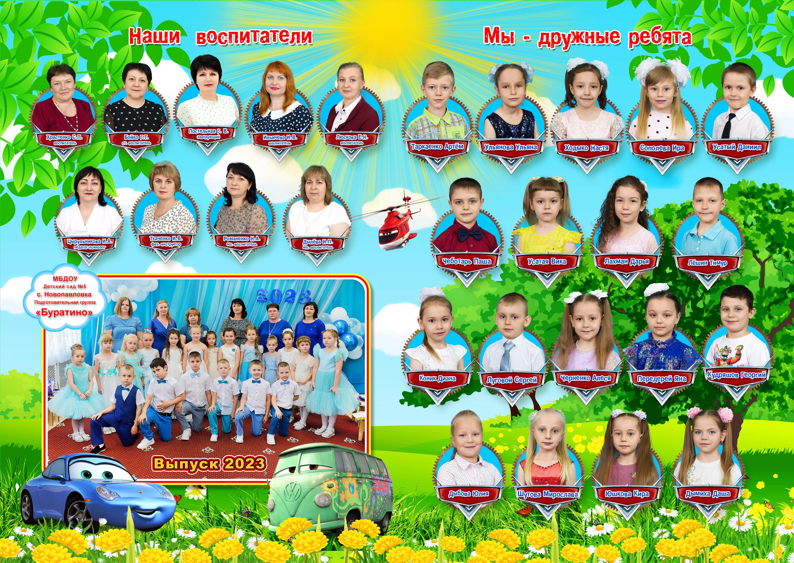 Первый разворот.