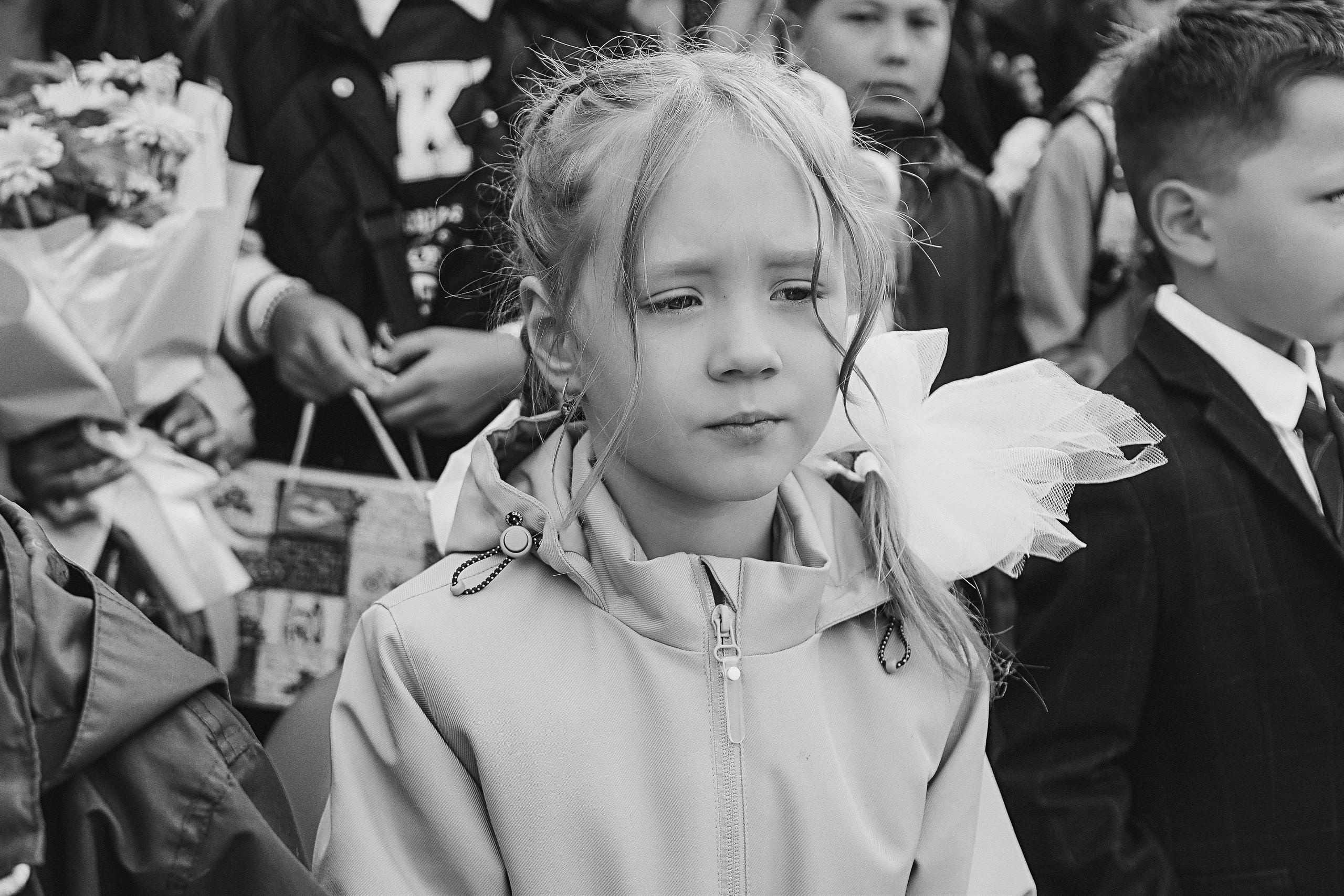 1 сентября линейка+кл час+портреты. Семейный фотограф Тюмень, фотограф на роды Салмина Мария