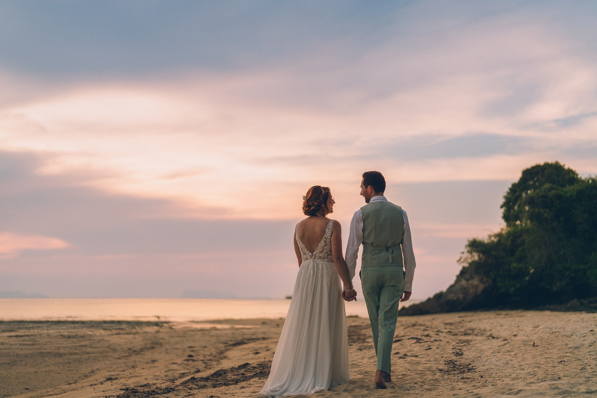 Luxury Beach Wedding Reception