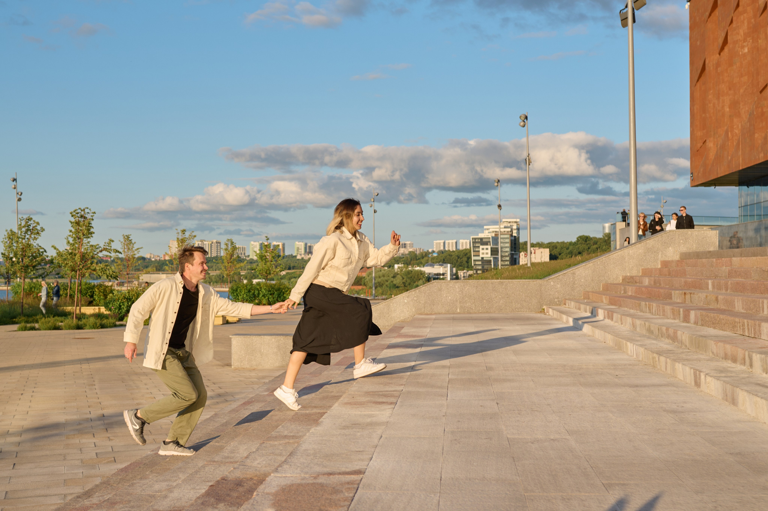 Ренита и Егор с Фокси и Пени. Фотограф анималист в Казани Алина Сулейманова. Фотограф животных