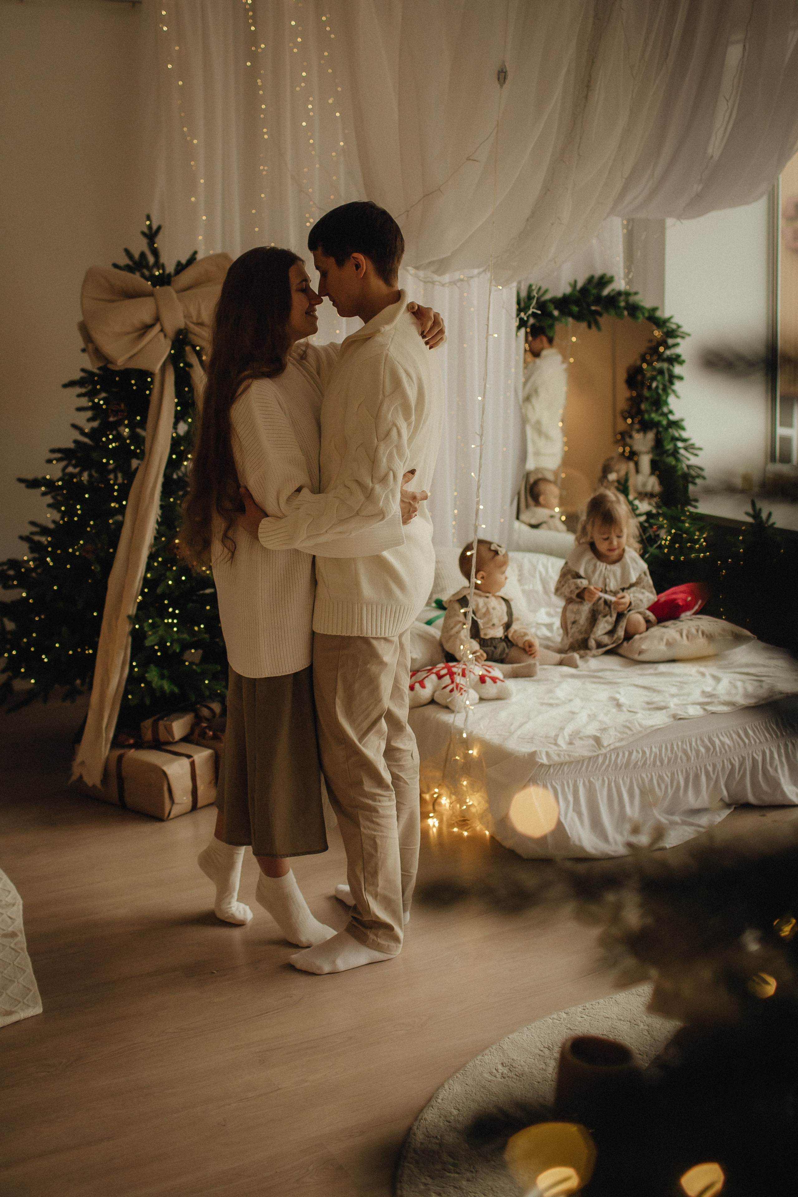 Ольга с семьёй. Семейный фотограф в Москве и Московской области Лазутина Валентина