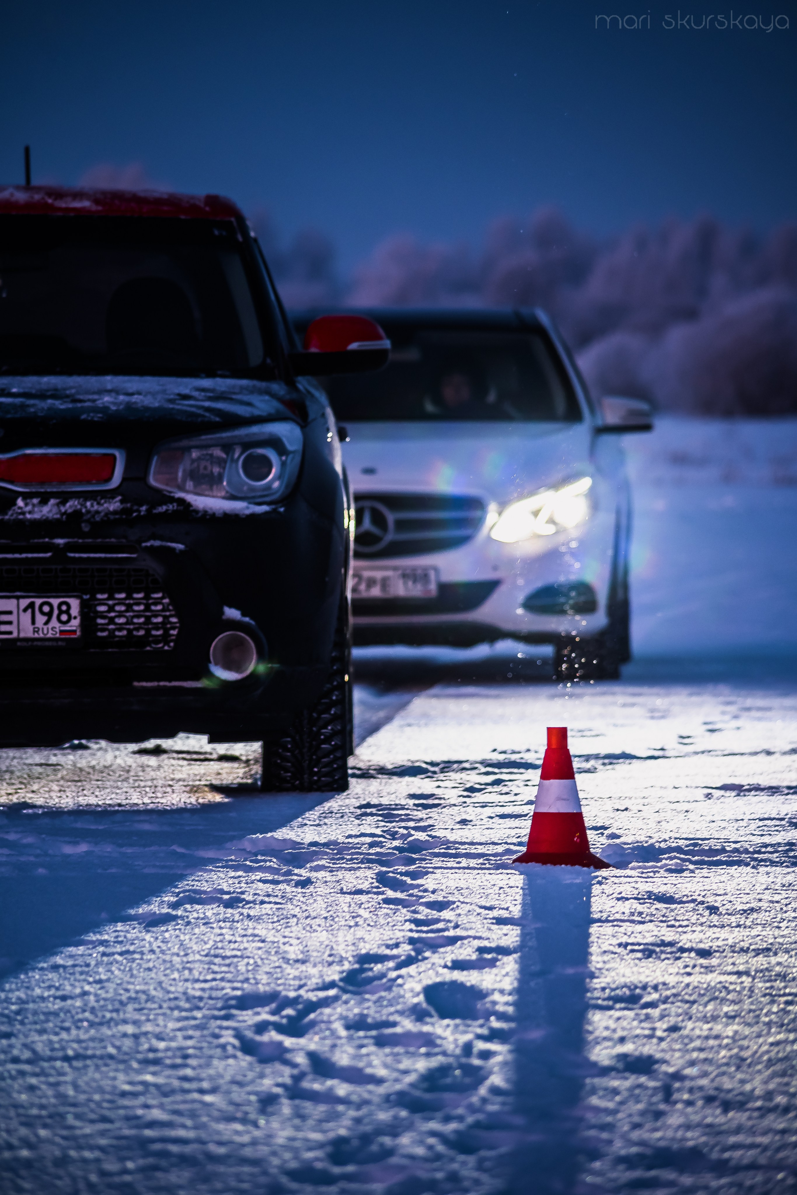 Контраварийная практика вождения автомобиля. Мотофотограф в Санкт-Петербурге Мария Скурская