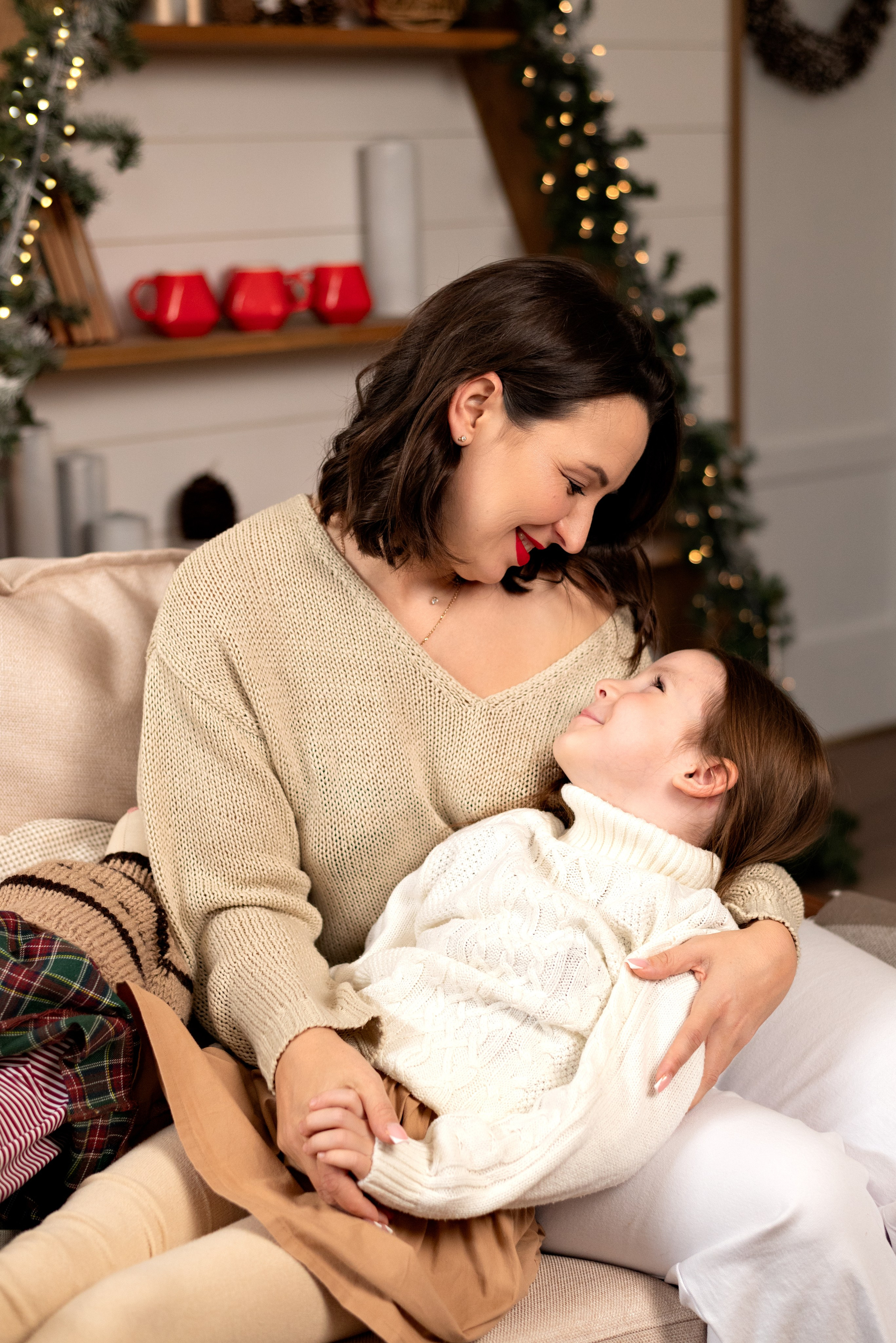 Семейная новогодняя фотосессия