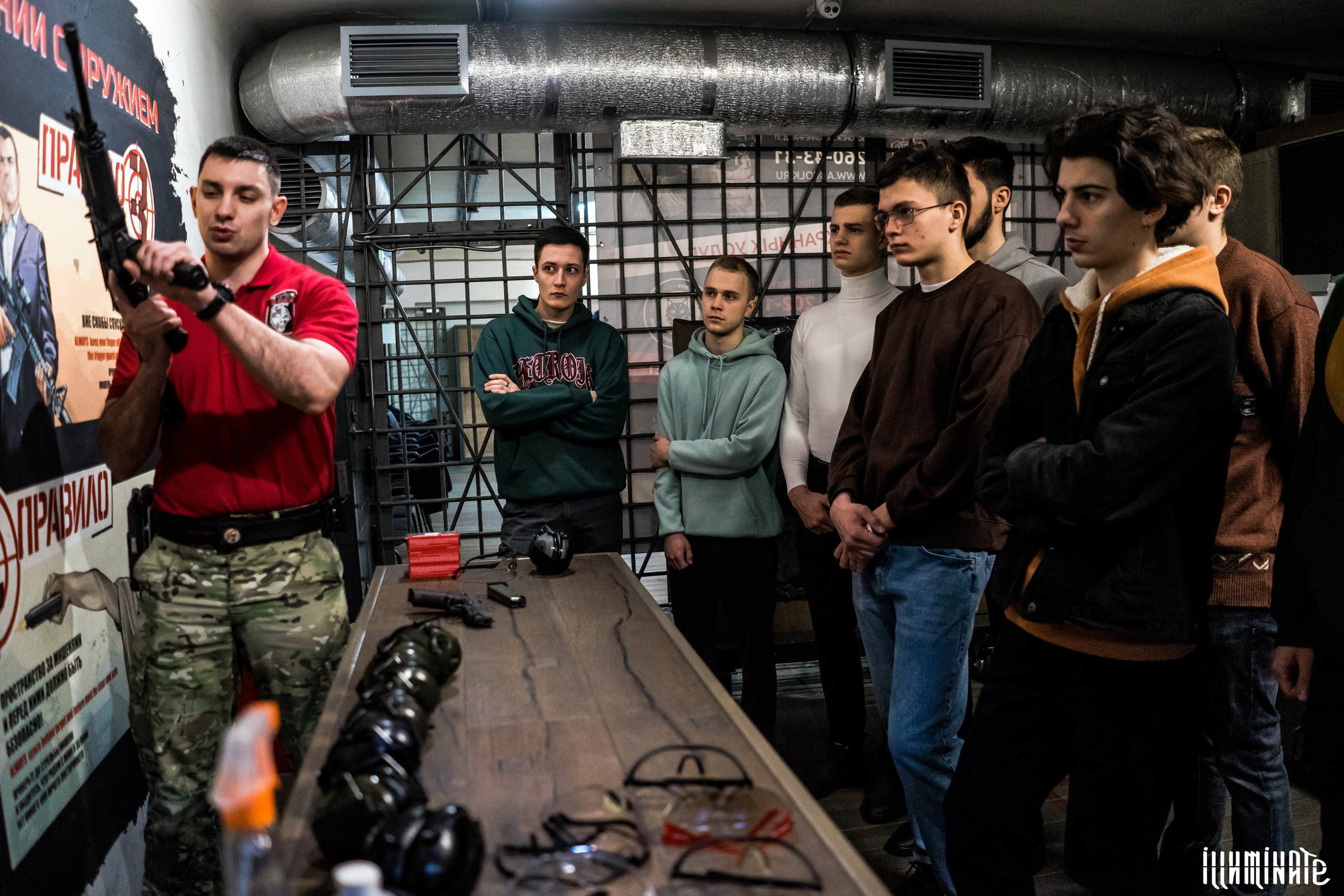 Стрелковый клуб ВОЛК. Фотограф в Воронеже Ольга Космодемьянская