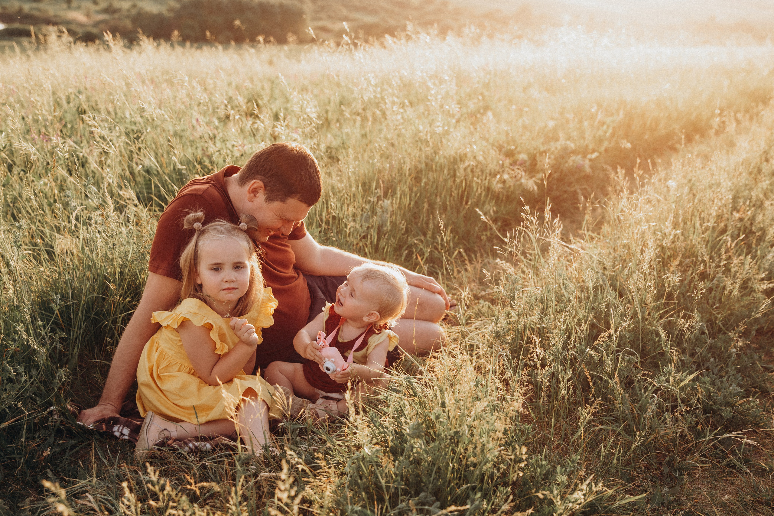 Папа и дочки. Семейный фотограф документалист в Пензе Лопатинская Татья