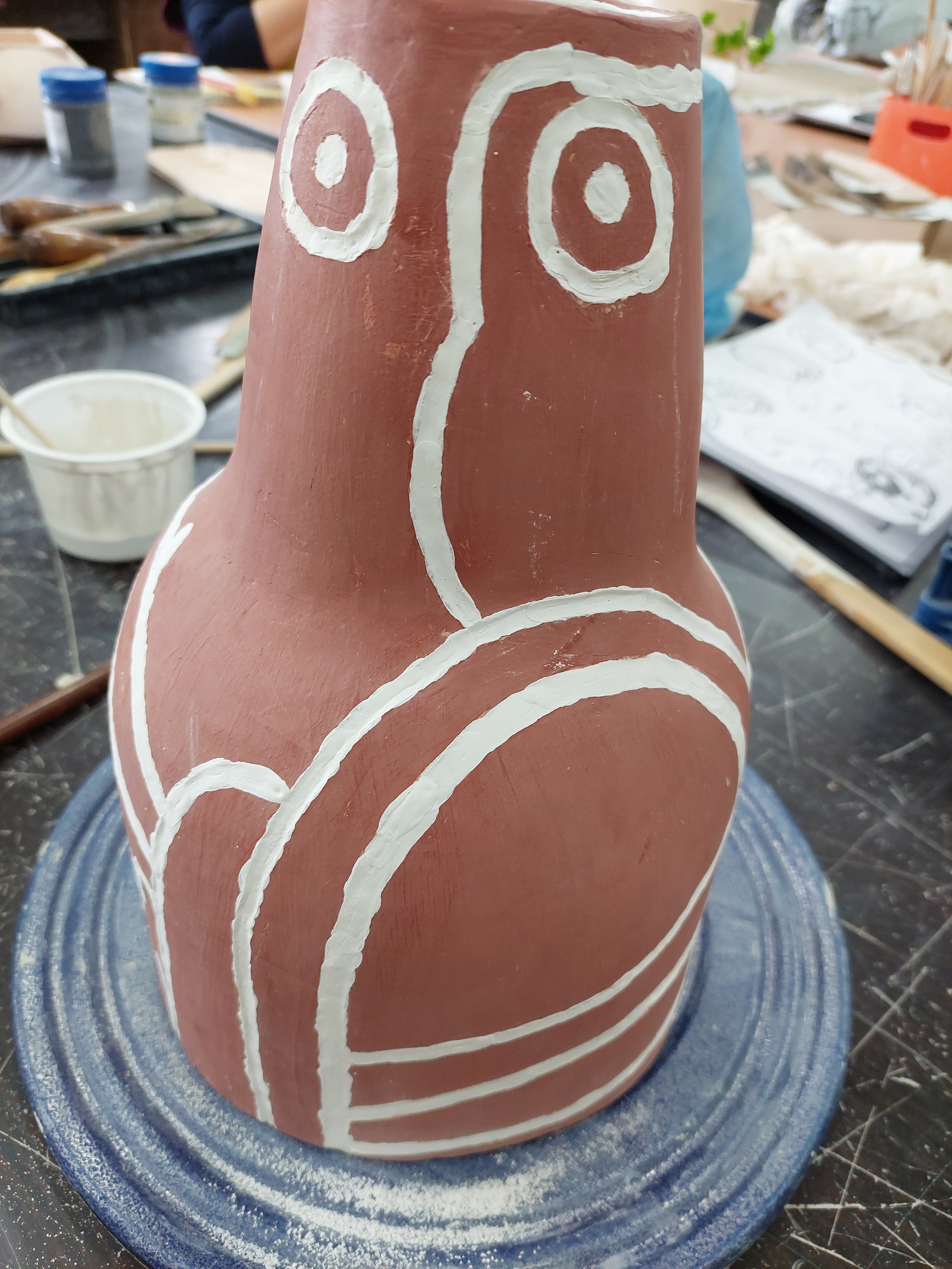 Что остается за кадром, или процесс работы керамиста. Керамика с историей. Елена Рогалёва